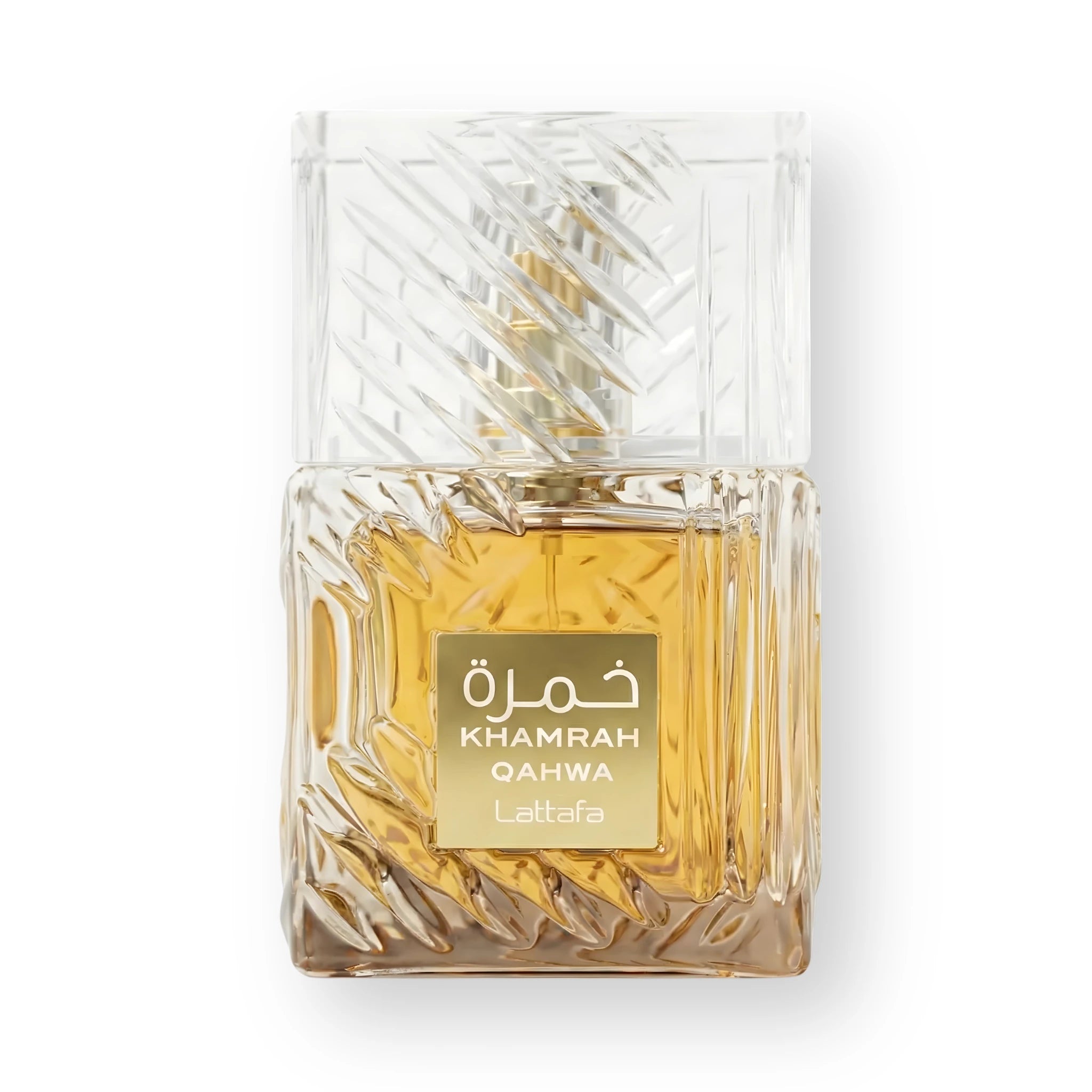 Frasco de Khamrah Qahwa Lattafa Eau de Parfum Unisex