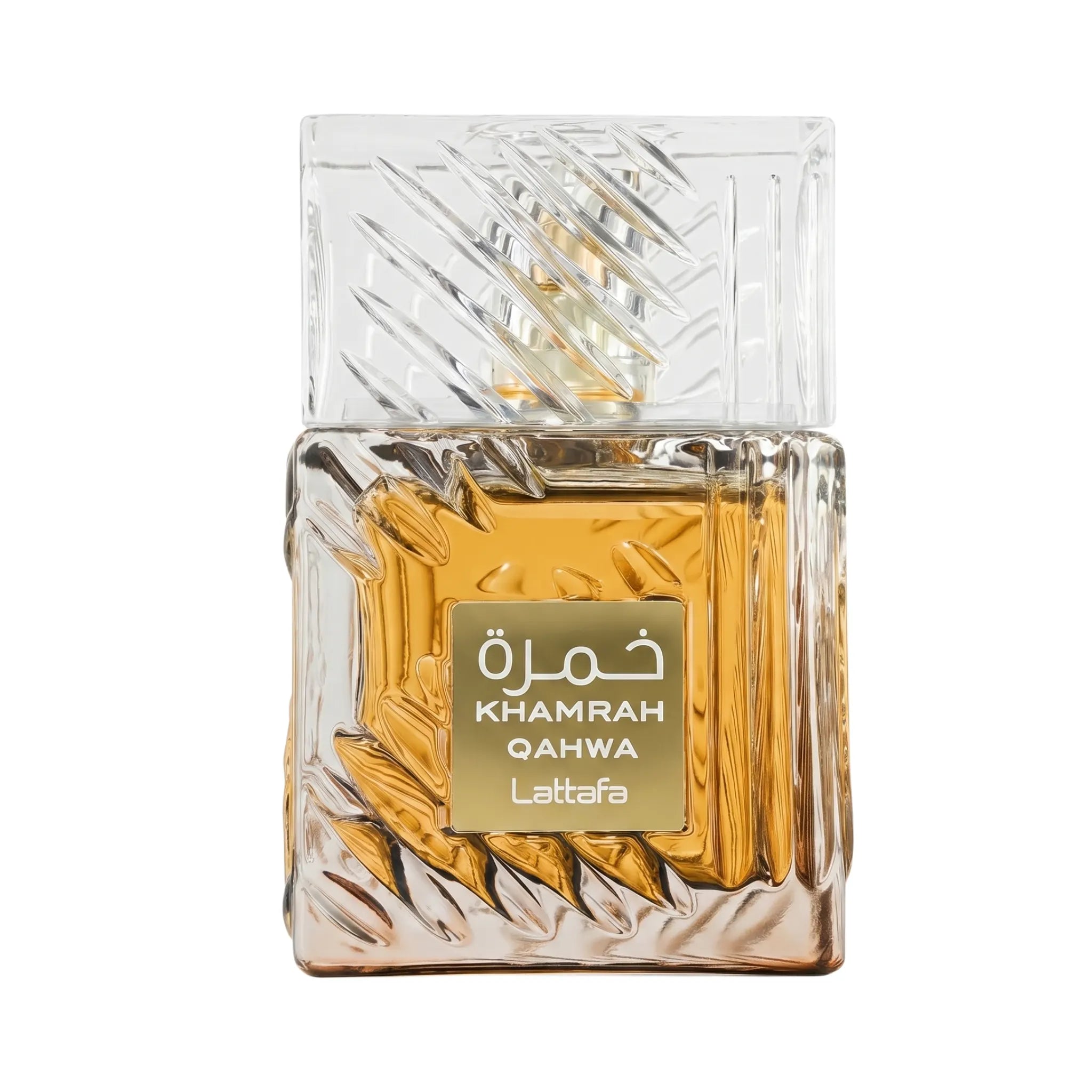 Frasco de Khamrah Qahwa Lattafa Eau de Parfum Unisex