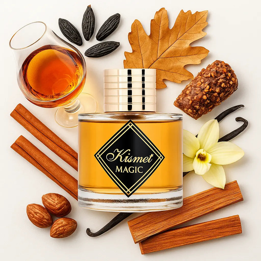 Kismet_Magic_Maison_Alhambra_Eau_de_Parfum_Unisex_Fondo_Blanco_Canela_Coñac