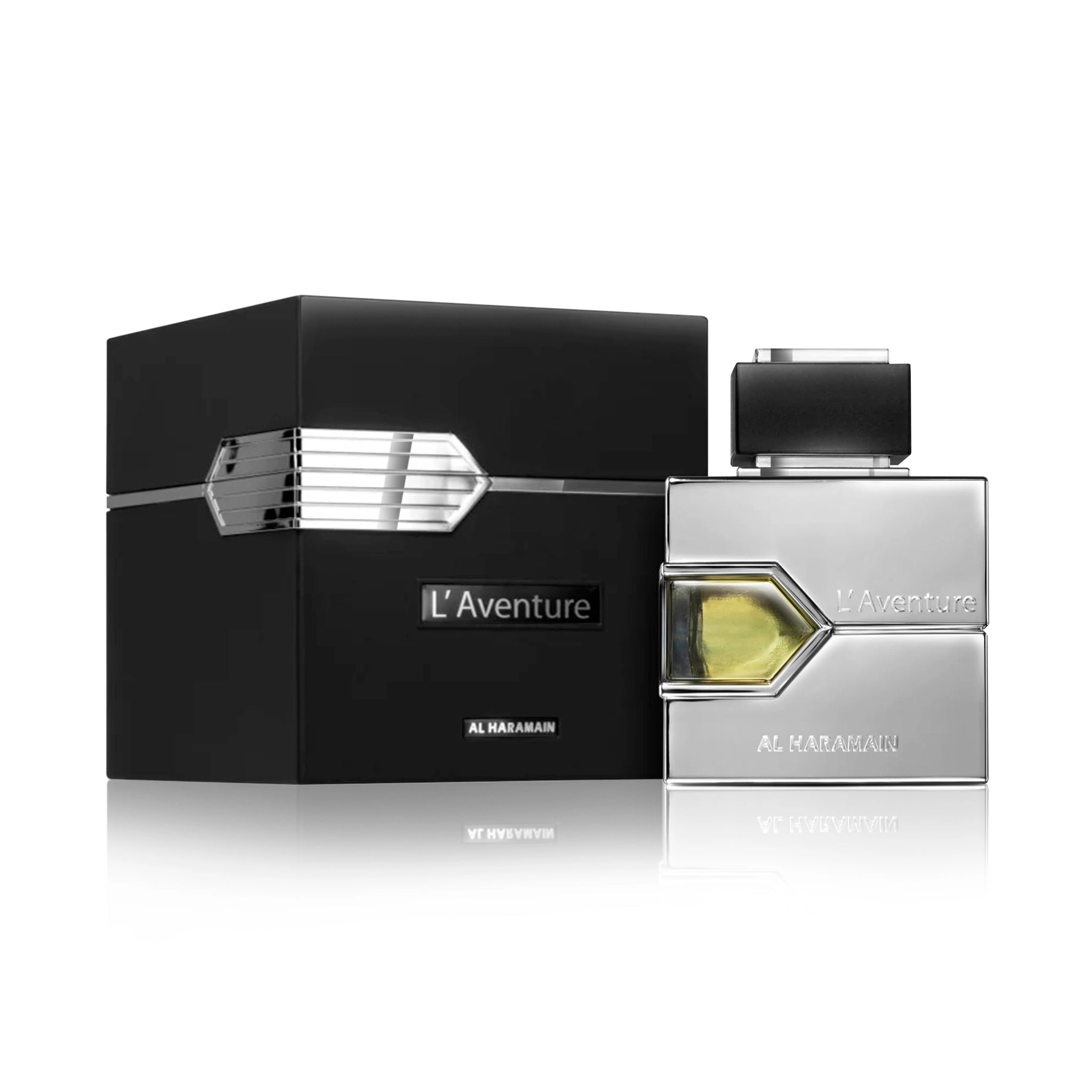 Foto frontal L'Aventure Al Haramain Eau de Parfum Para Hombre fondo blanco