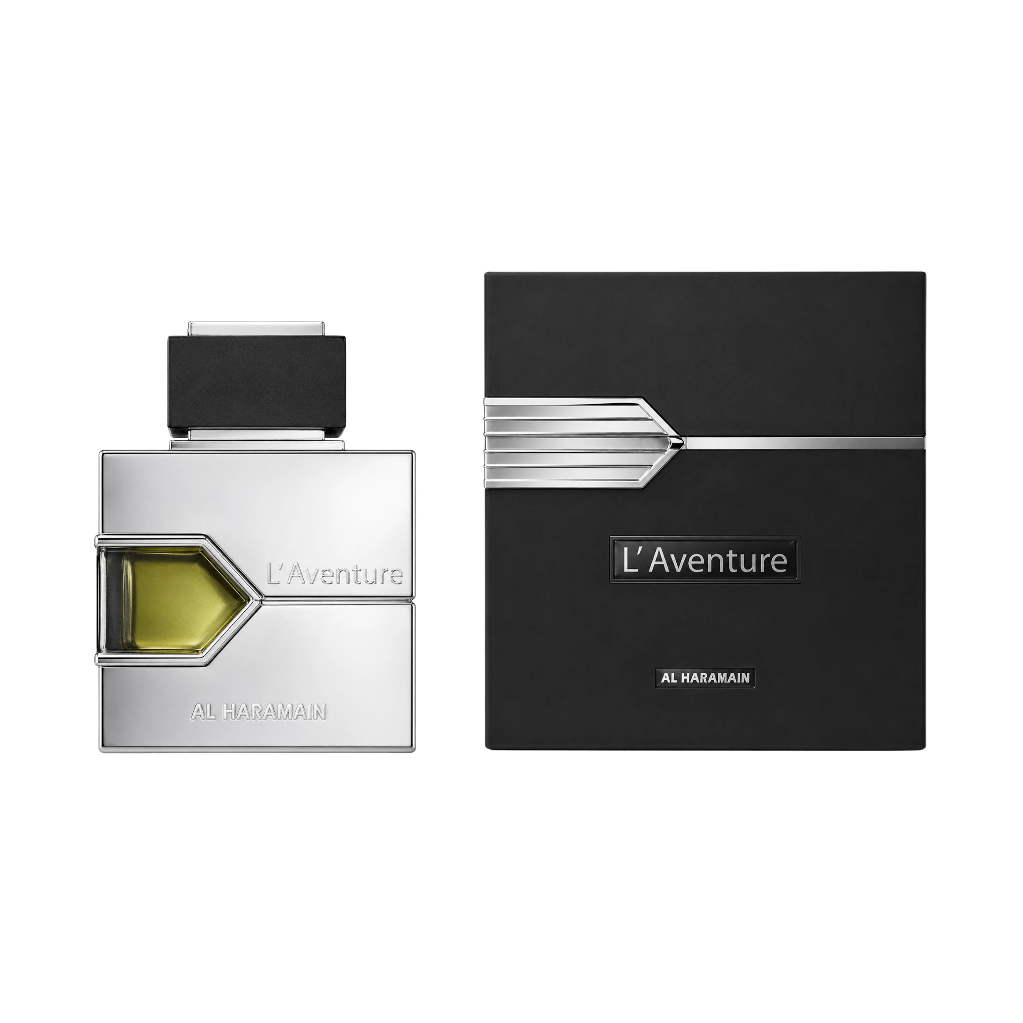 Foto frontal L'Aventure Al Haramain Eau de Parfum Para Hombre fondo blanco
