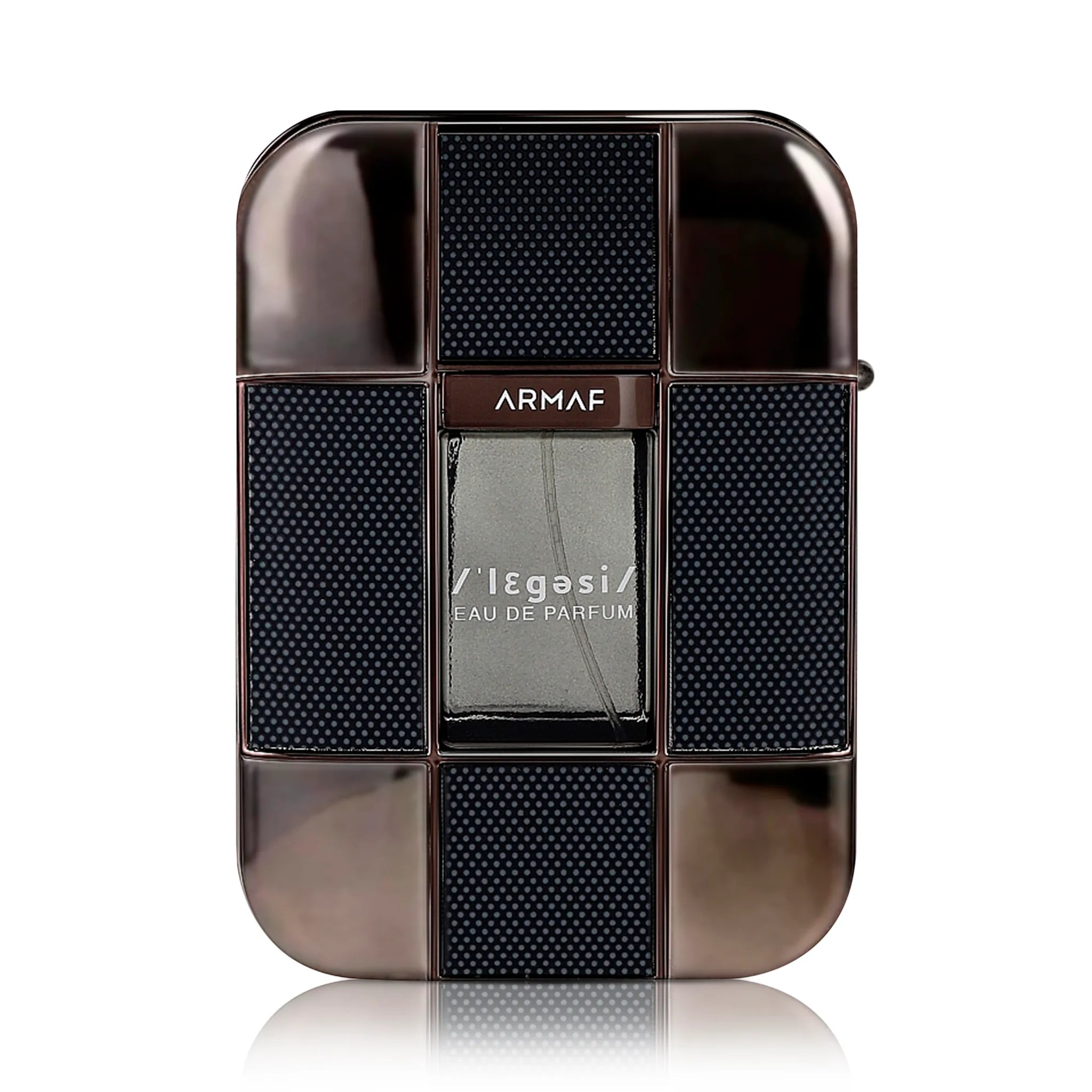 Foto frontal del Legesi Homme Armaf Eau de Parfum Para Hombre fondo blanco