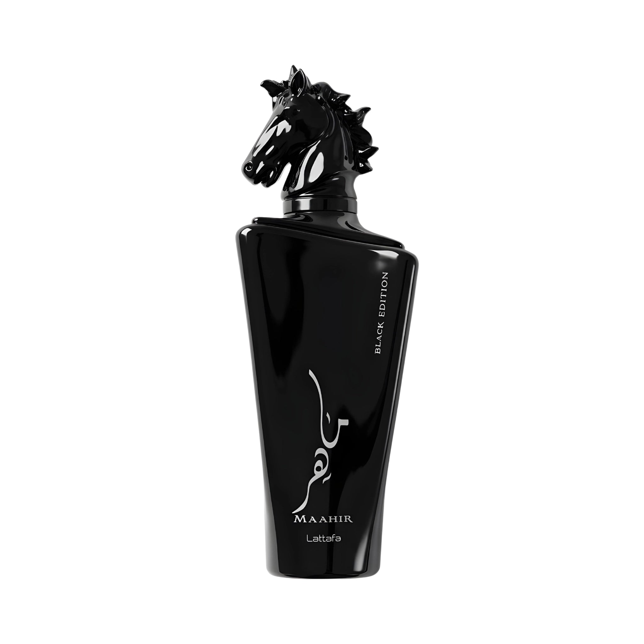 Frasco del Maahir Black Edition Lattafa Eau de Parfum Unisex