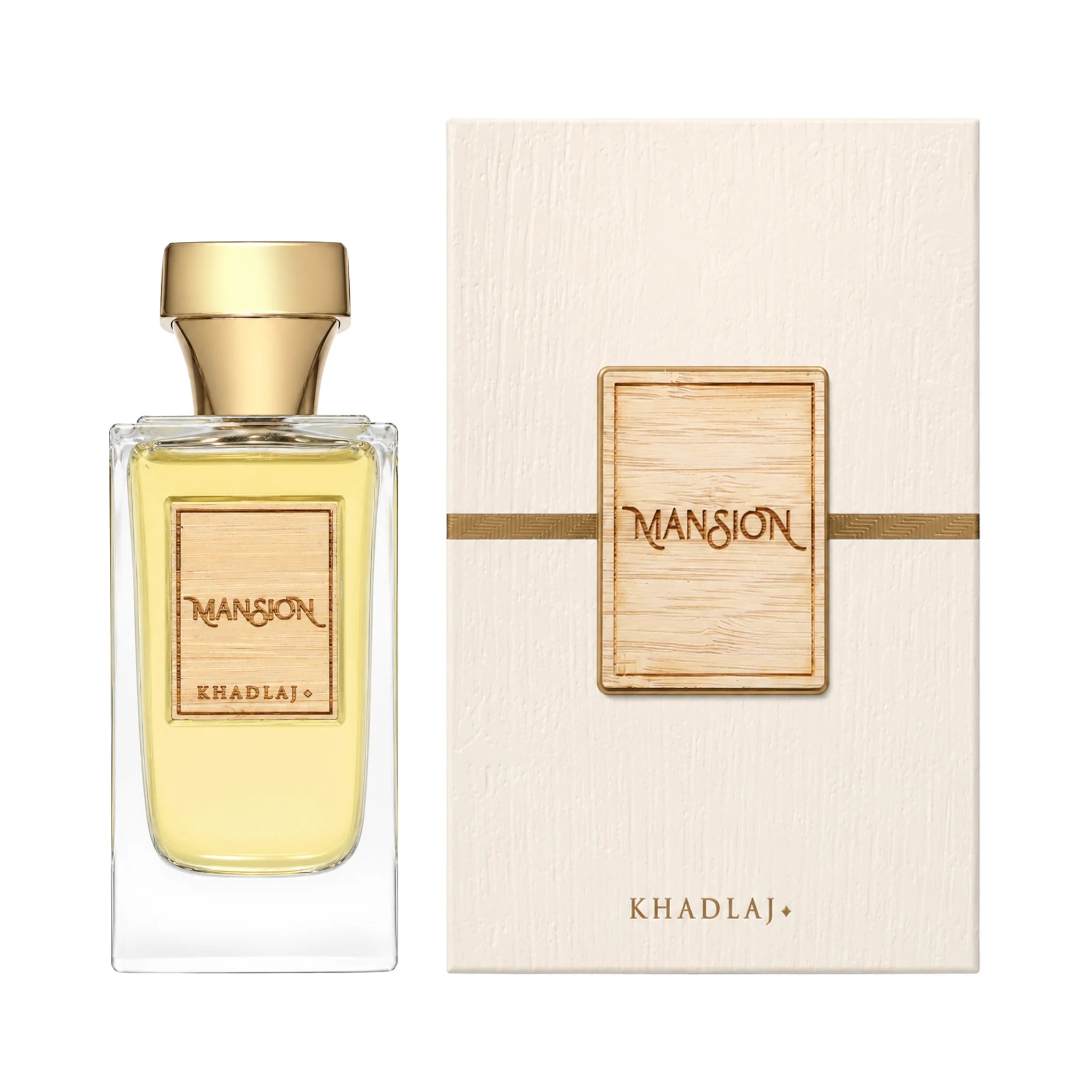 Caja y botella de Mansion Khadlaj Eau de Parfum