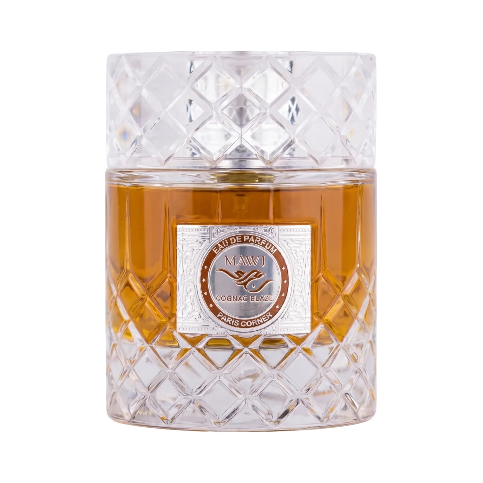 Frasco de Mawj Cognac Blaze Paris Corner Eau de Parfum Unisex