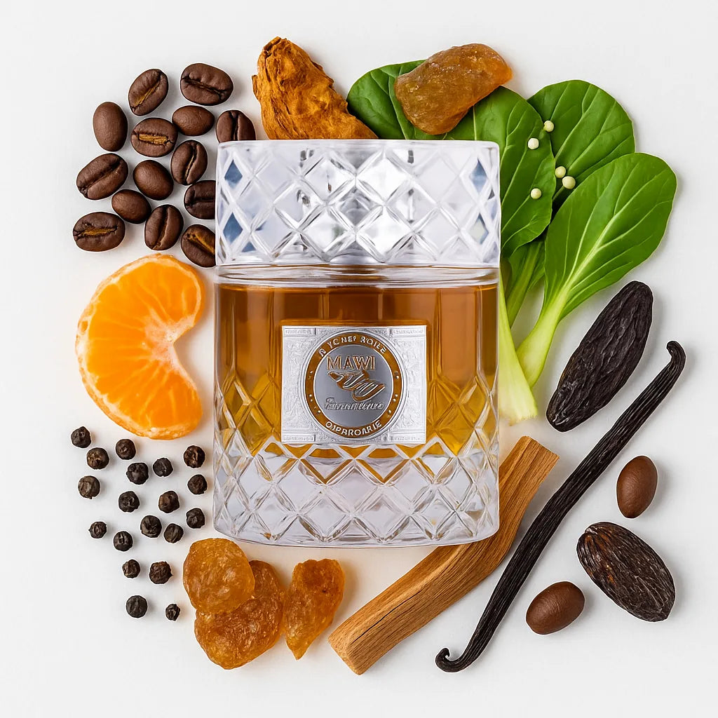 Mawj_Cognac_Blaze_Paris_Corner_Eau_de_Parfum_Unisex_Fondo_Blanco_Cafe-Davana