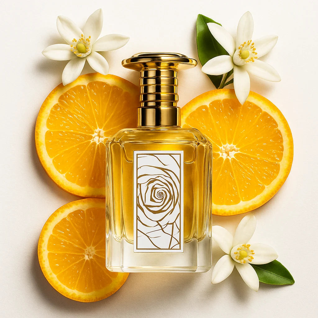 Mazaaji_Lattafa_Eau_de_Parfum_Para_Mujer_Fondo_Blanco_Azahar_Naranja