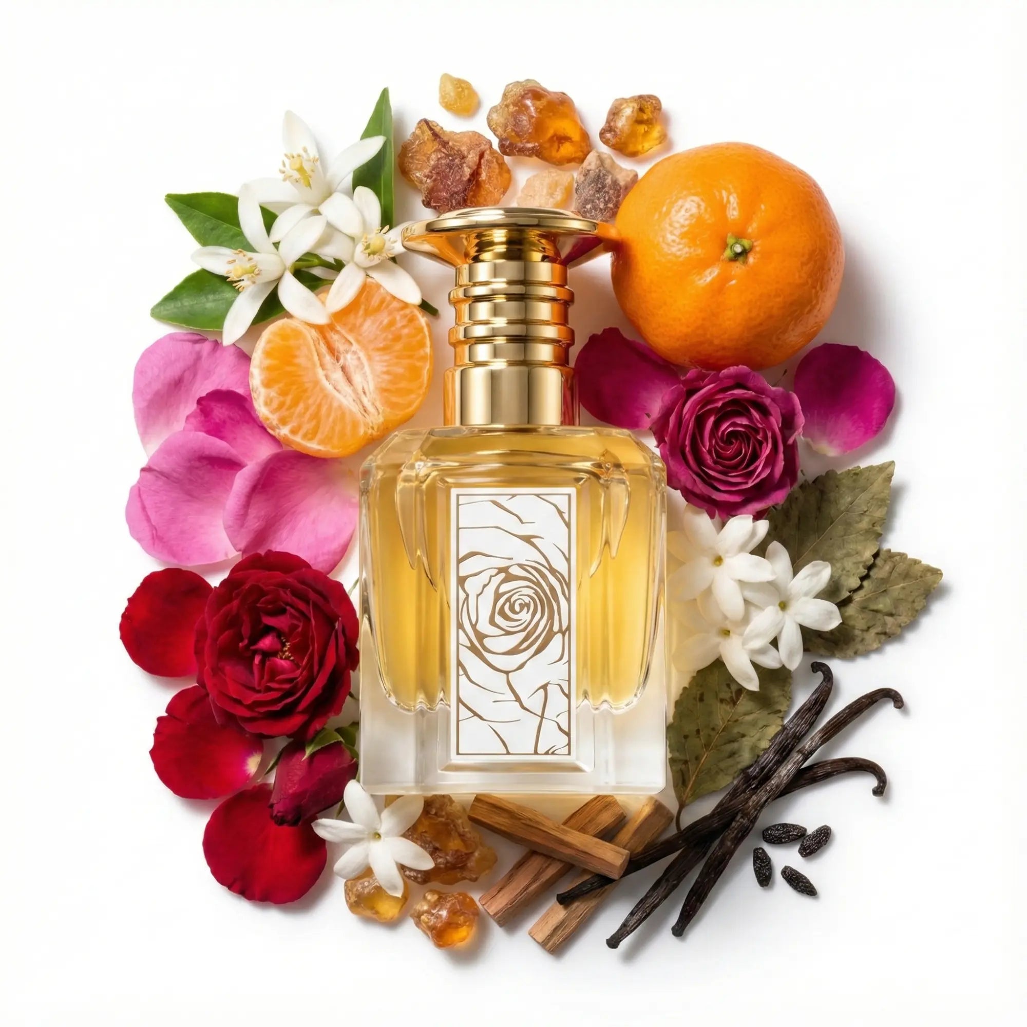 Mazaaji_Lattafa_Eau_de_Parfum_Para_Mujer_Fondo_Blanco_Azahar_Naranja