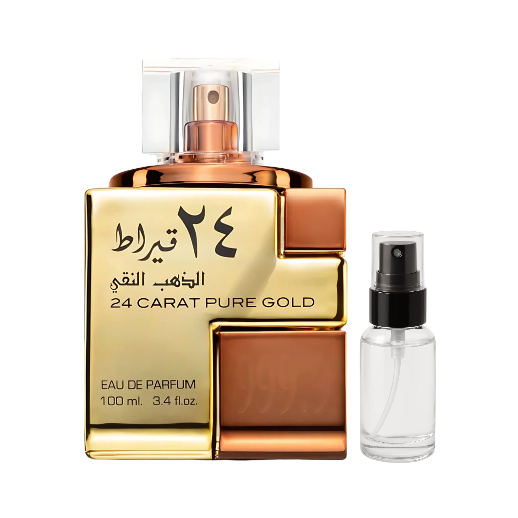 Decant de 24 Carat Pure Gold Lattafa Eau de Parfum Unisex