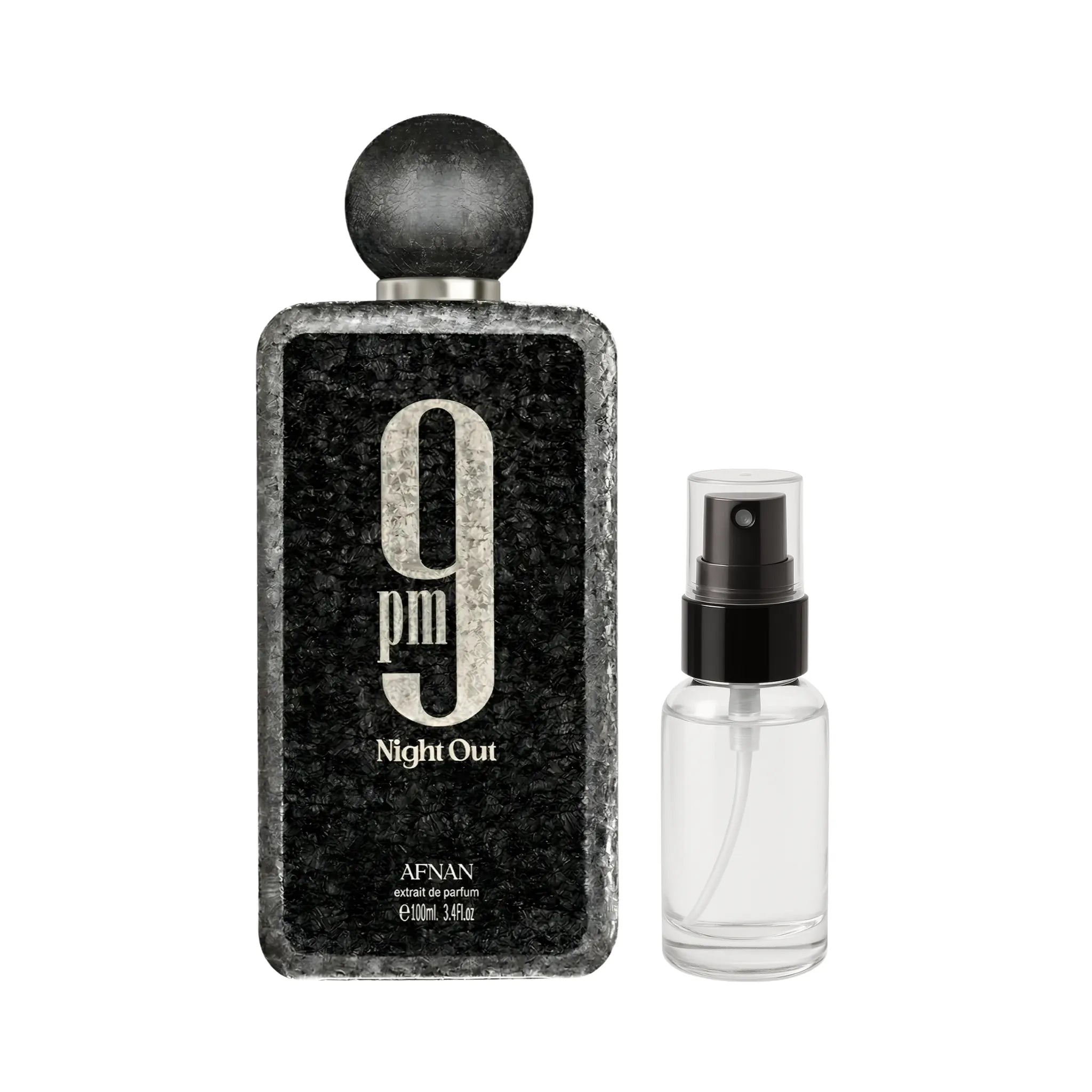 Decant de 9PM Night Out Afnan Extrait de Parfum (3ML)