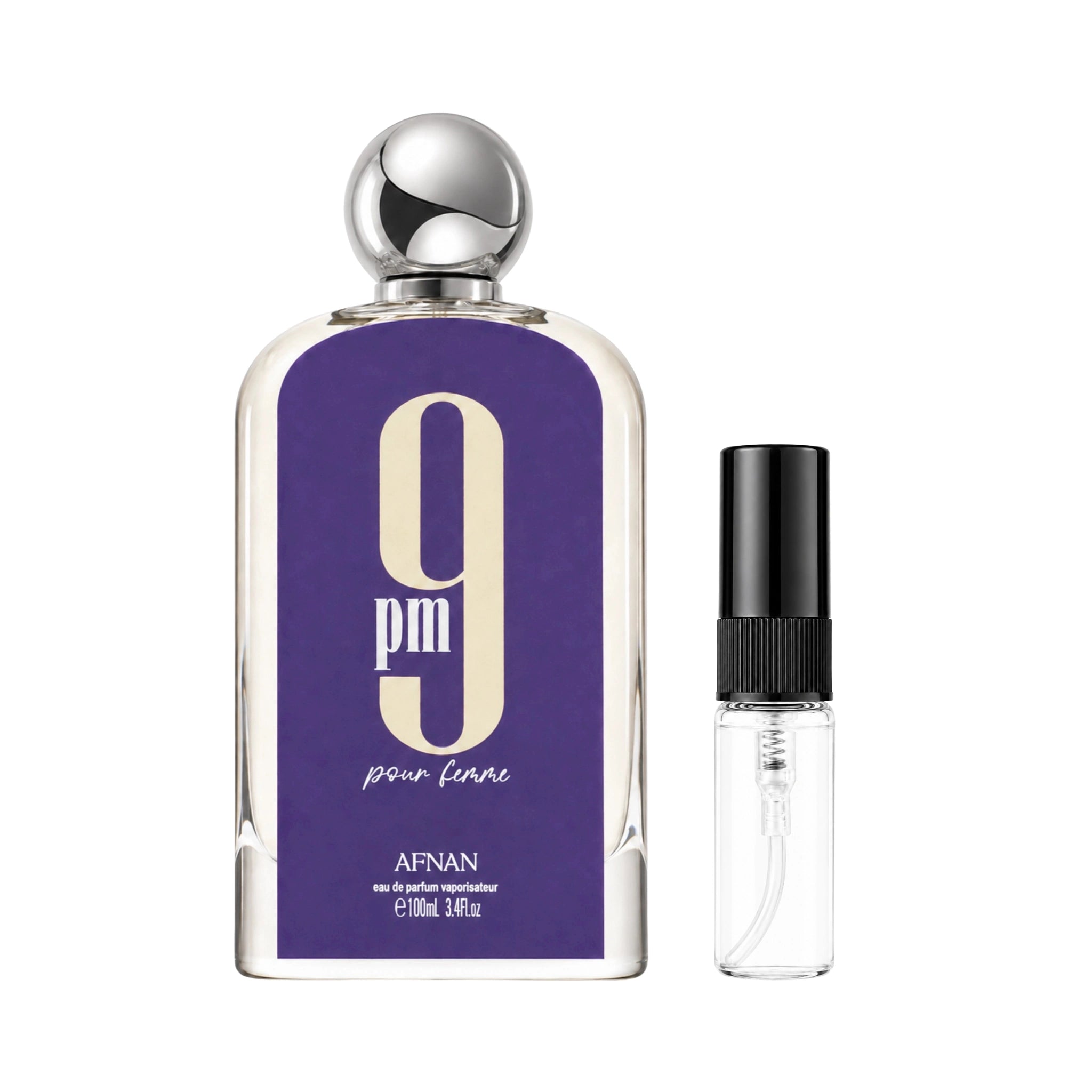 Decant de 9PM Pour Femme Afnan Eau de Parfum Para Mujer