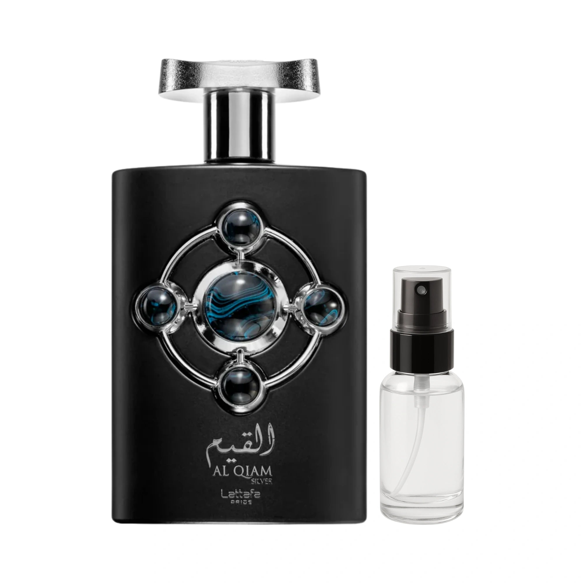 Decant de Al Qiam Silver Lattafa Eau de Parfum Para Hombre
