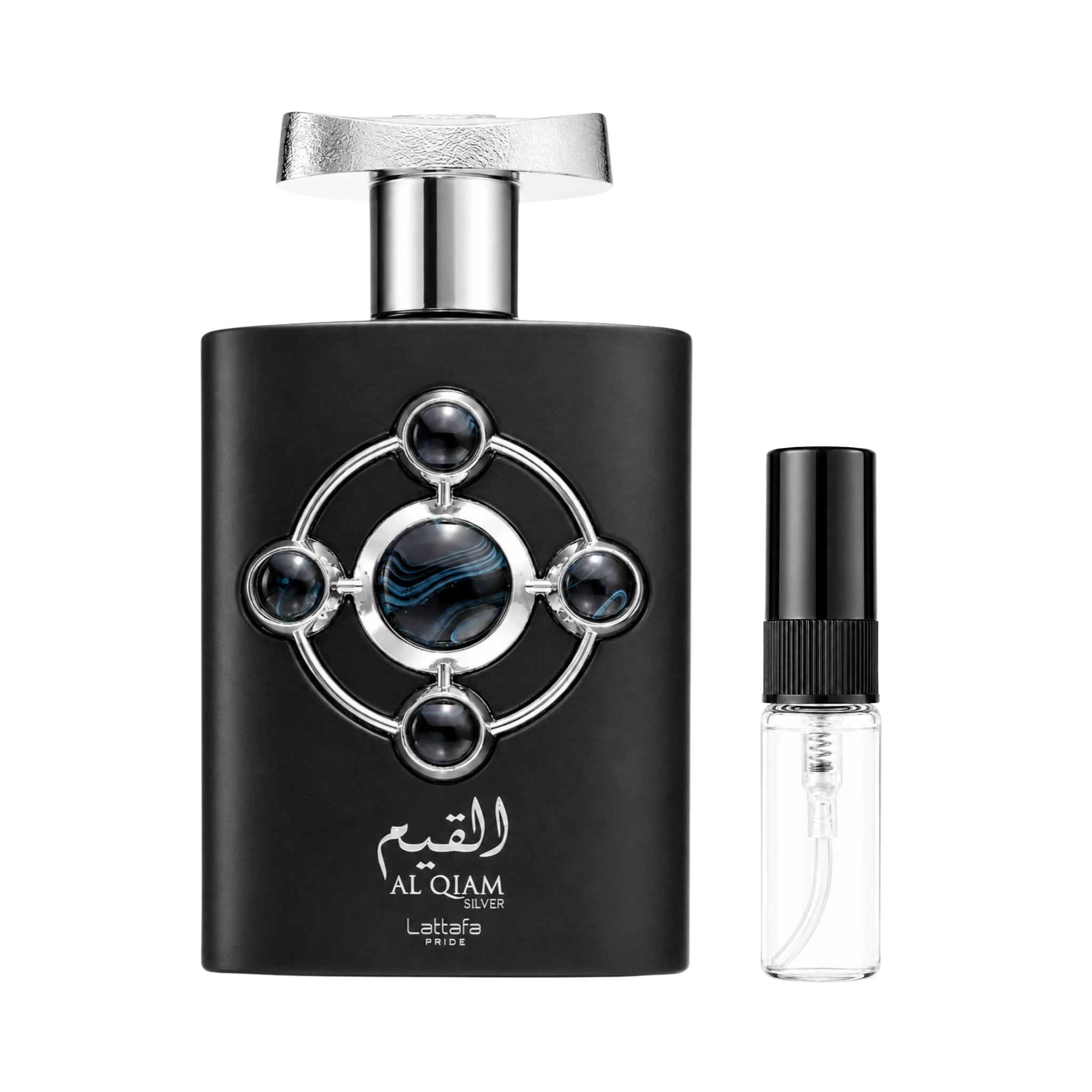 Decant de Al Qiam Silver Lattafa Eau de Parfum Para Hombre