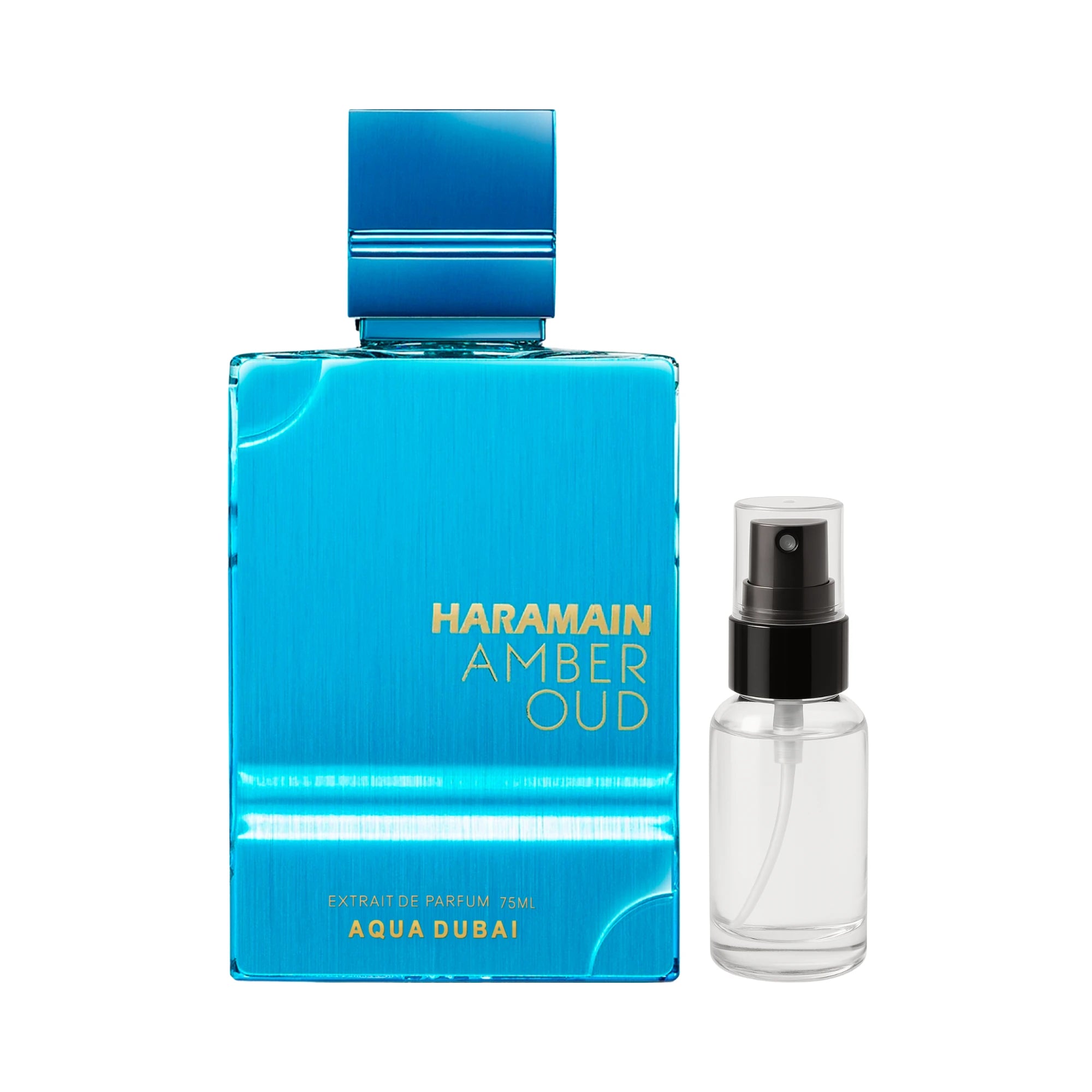 Decant de Amber Oud Aqua Dubai Al Haramain Extrait de Parfum Unisex 3ML