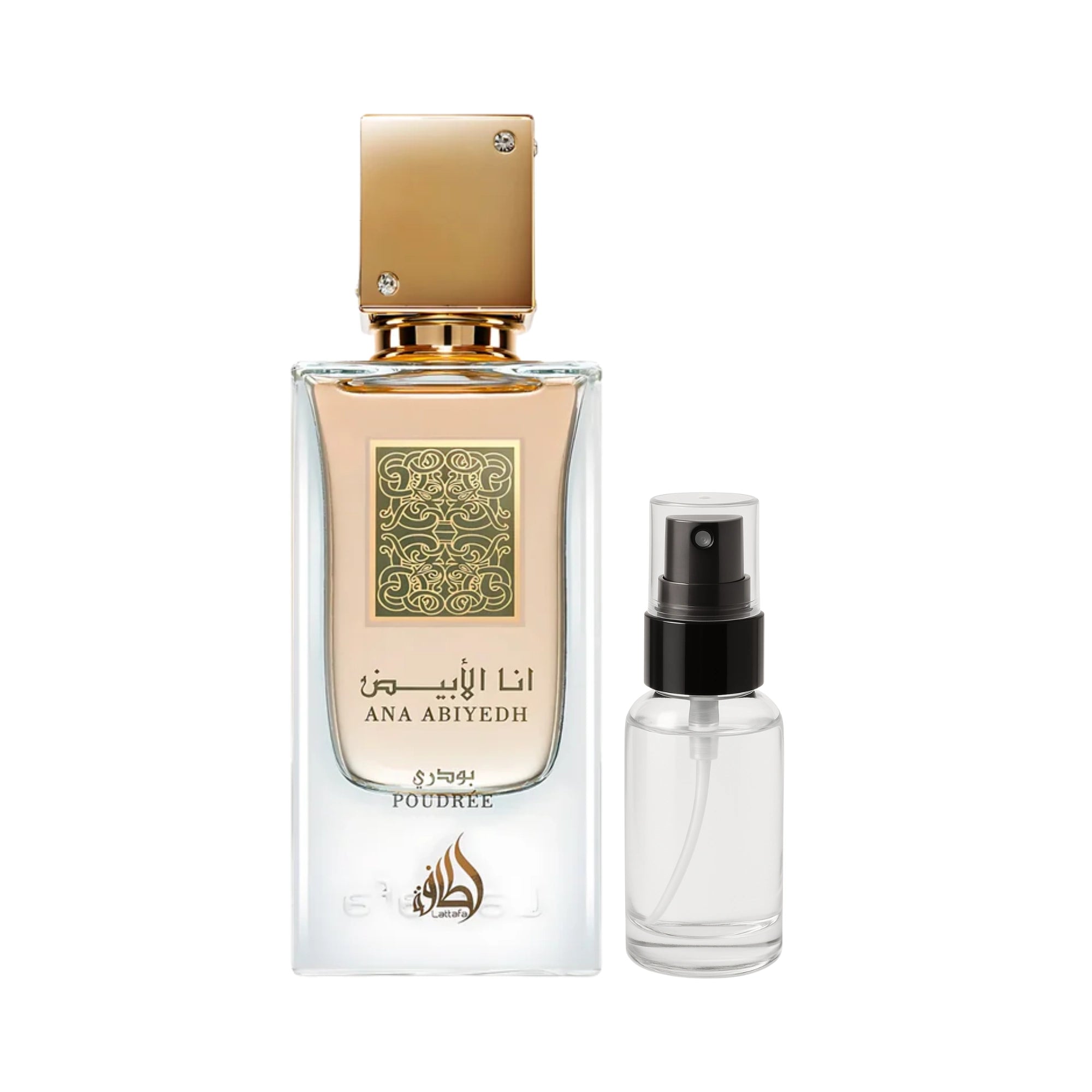 Decant de Ana Abyedh Poudrée Lattafa Eau de Parfum Para Mujer