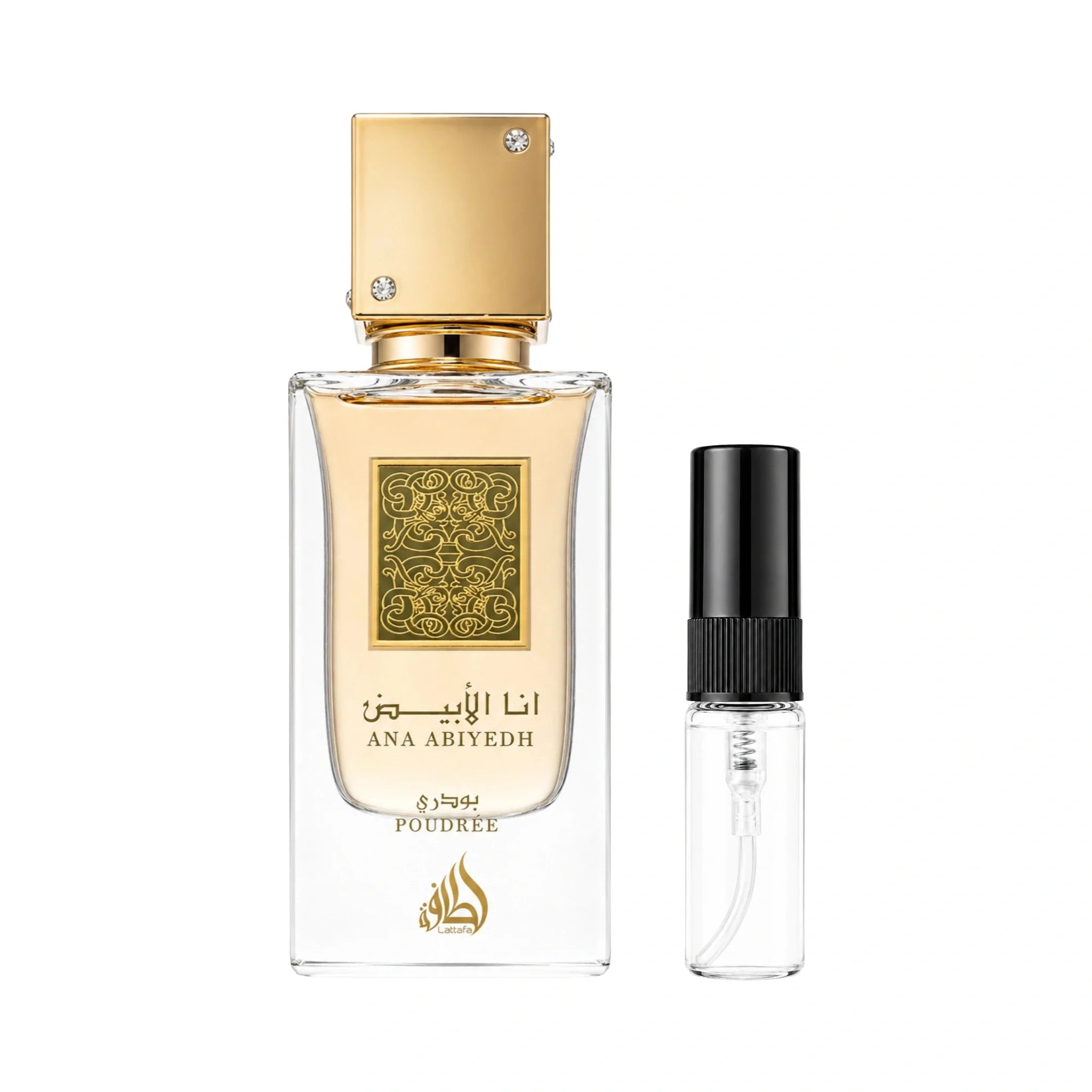 Decant de Ana Abyedh Poudrée Lattafa Eau de Parfum Para Mujer