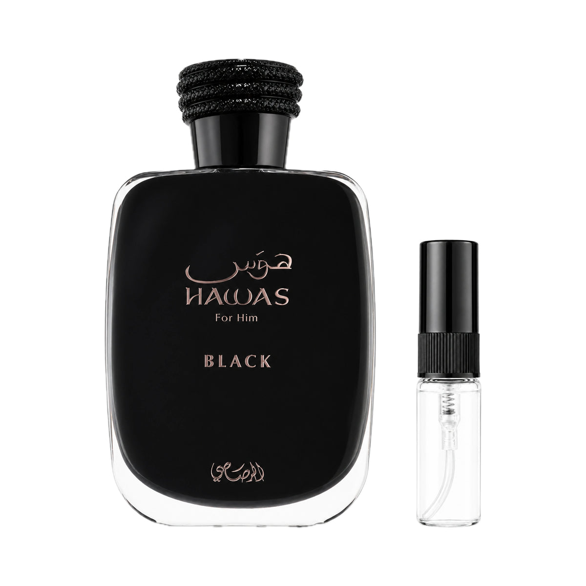 Decant de Hawas Black Rasasi Eau de Parfum Para Hombre (3ML)