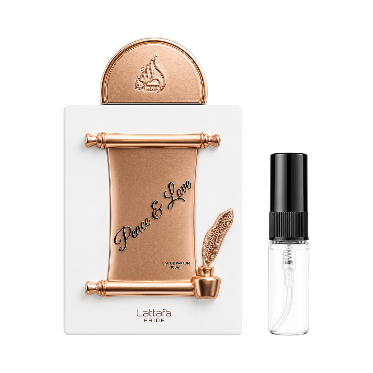 Decant de Peace & Love Lattafa Eau de Parfum (3ML)