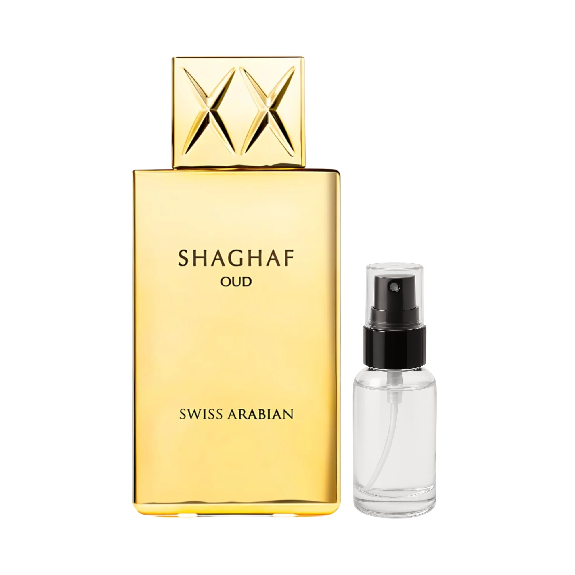 Decant de Shaghaf Oud Swiss Arabian Eau de Parfum Unisex