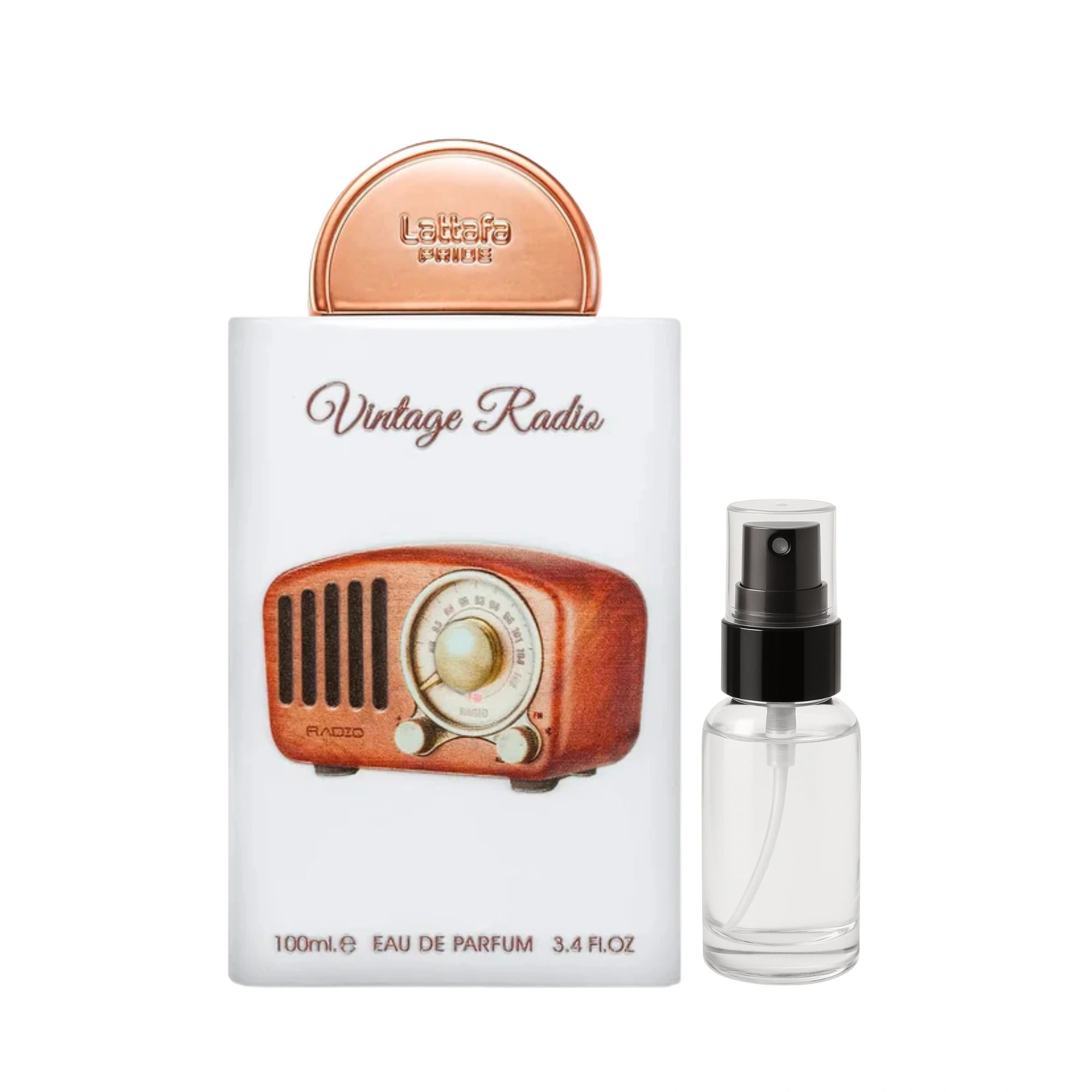 Decant de Vintage Radio Lattafa Eau de Parfum Unisex