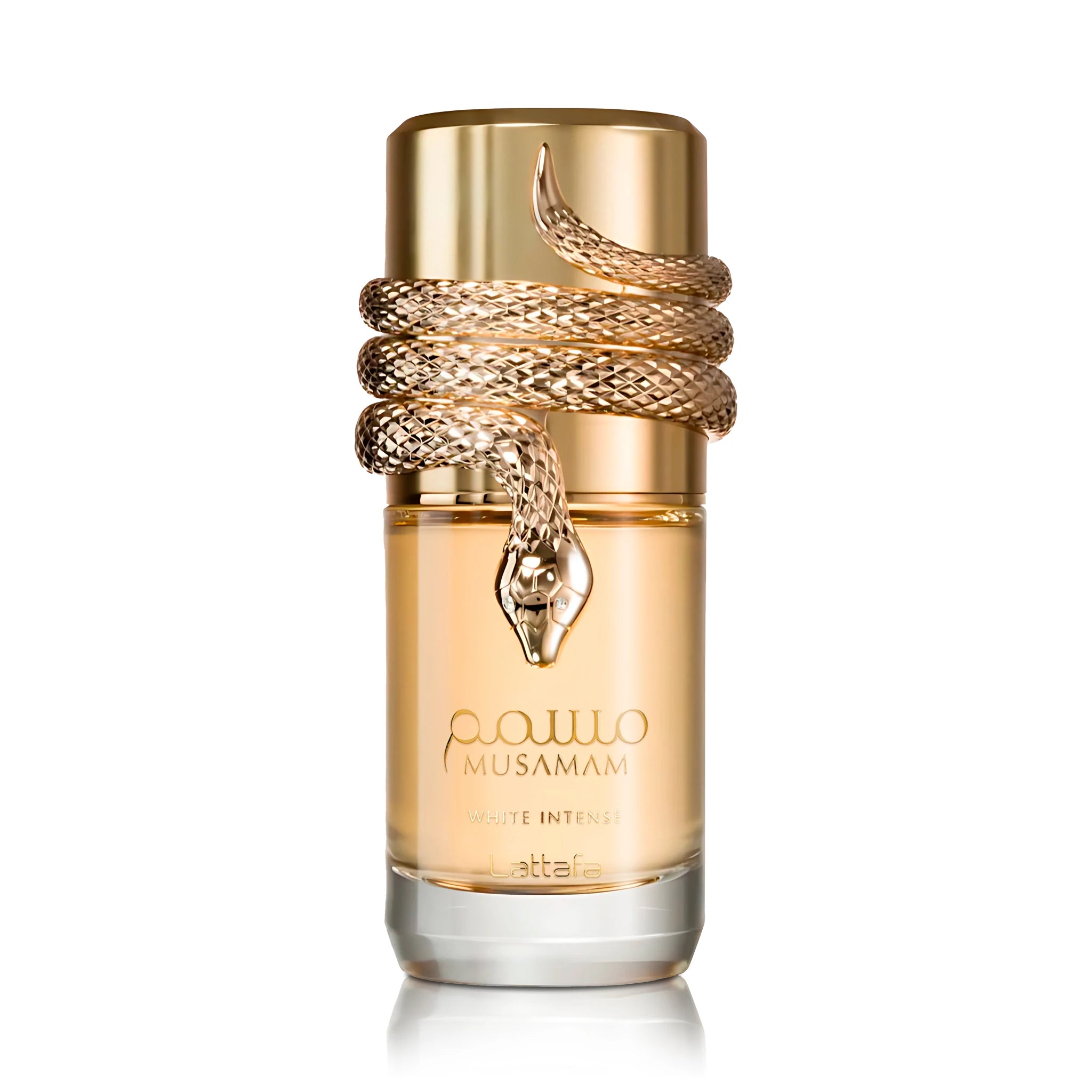 Frasco de Musamam White Intense Lattafa Eau de Parfum Unisex