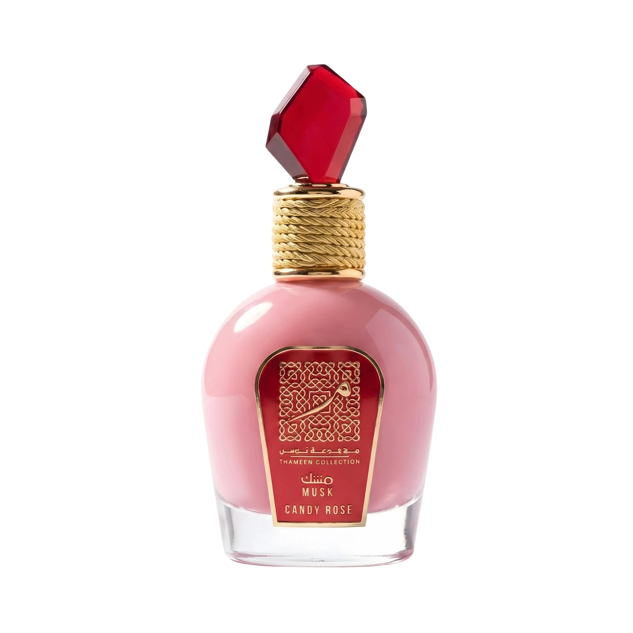 Frasco de Musk Candy Rose Lattafa Eau de Parfum Para Mujer