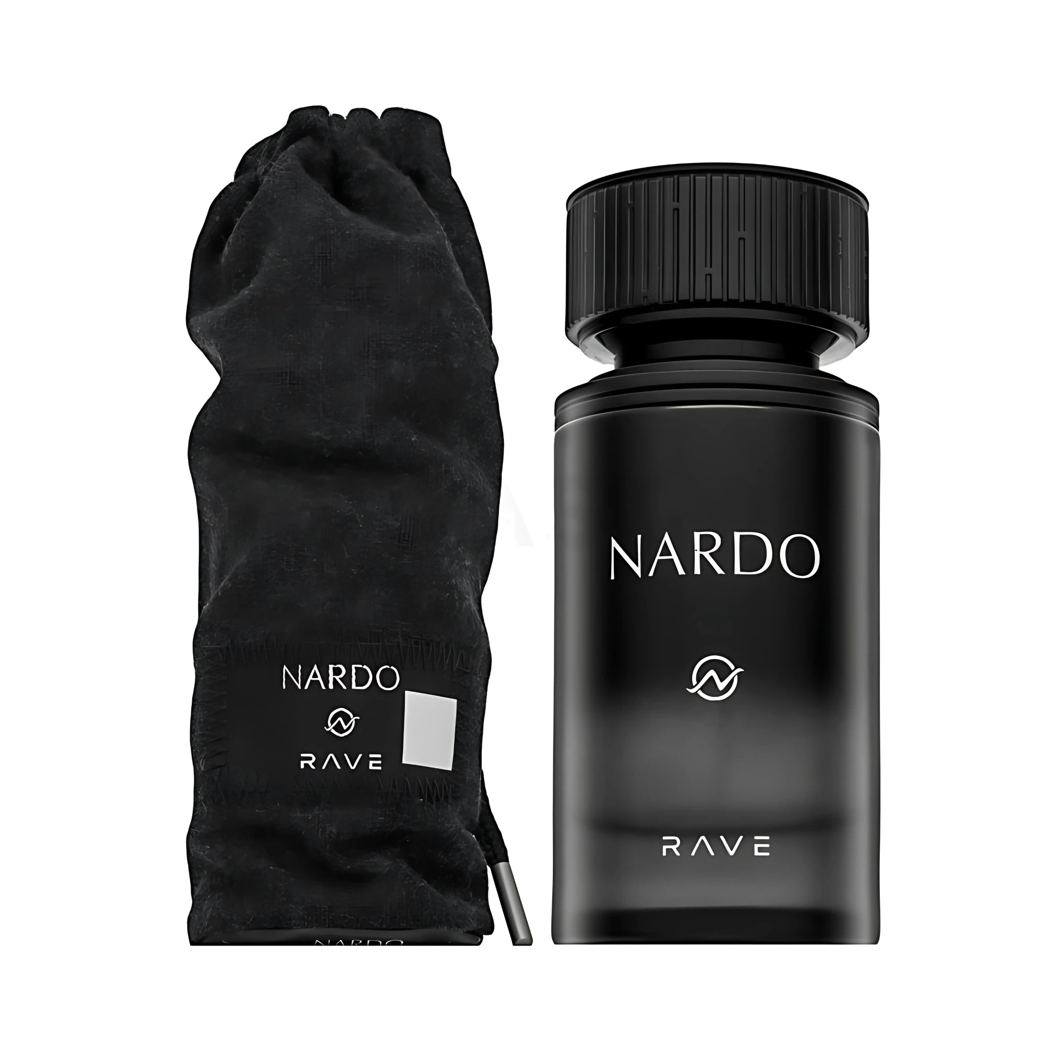 Frasco y funda de Nardo Black Rave Eau de Parfum Unisex