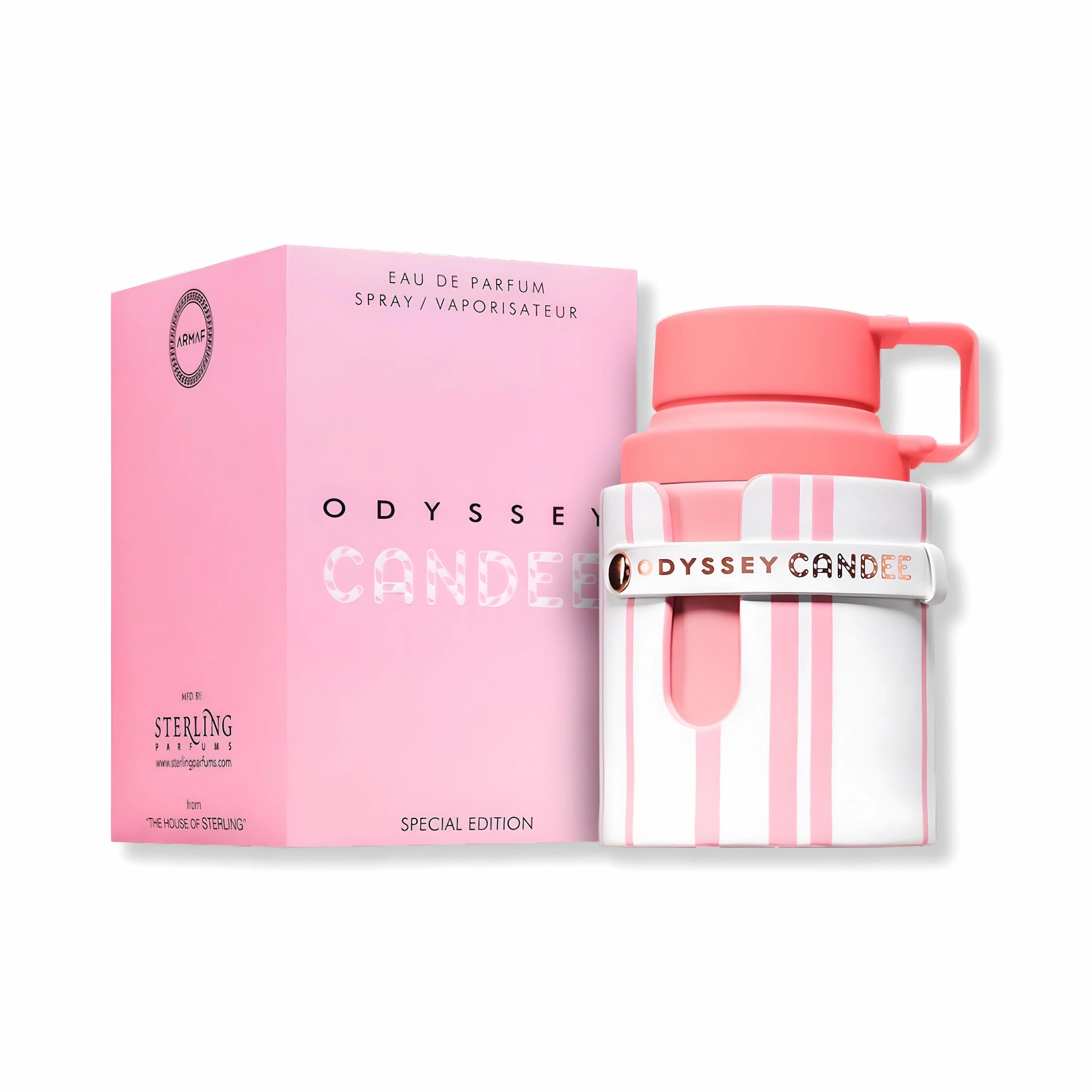 Frasco y caja de Odyssey Candee Armaf Eau de Parfum Para Mujer