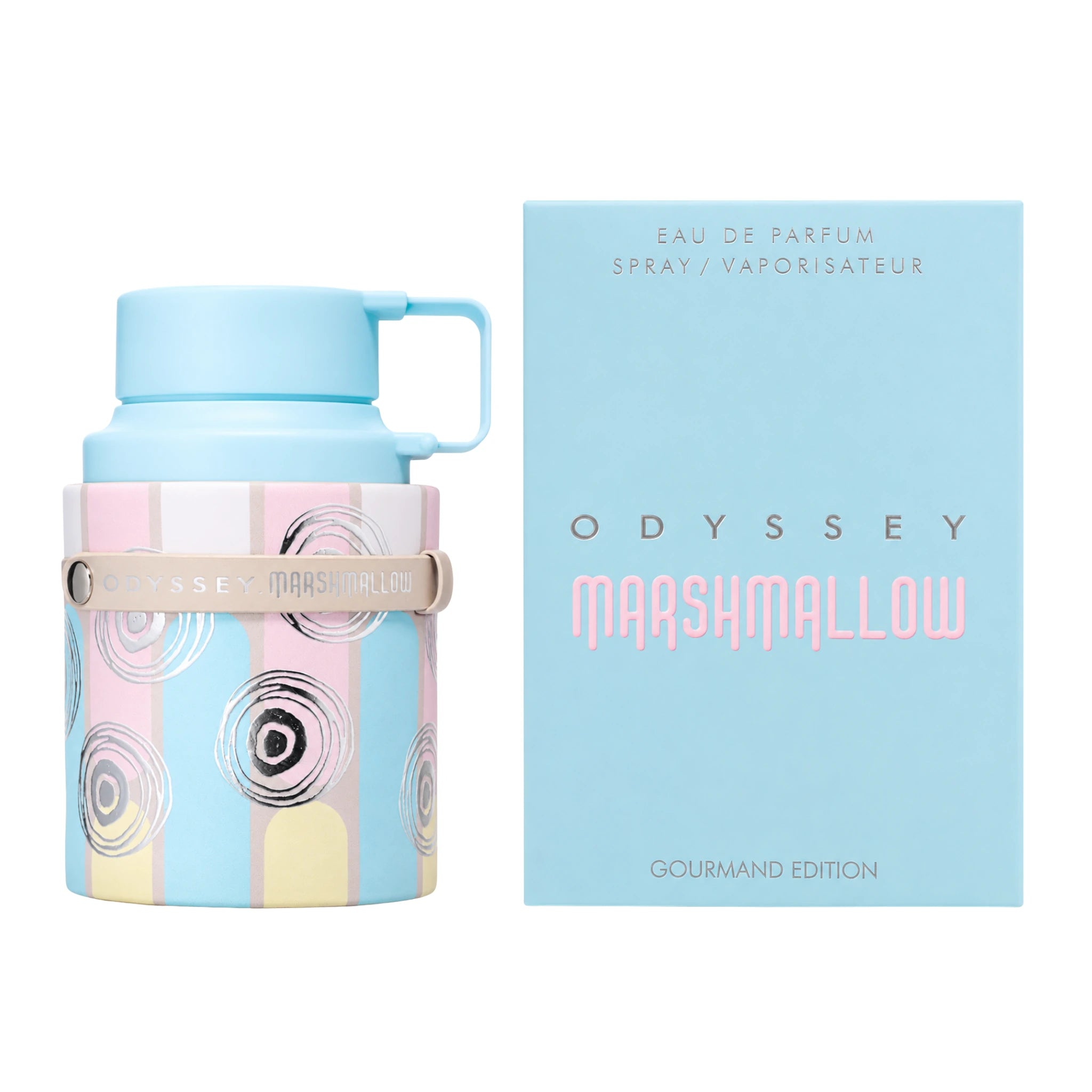 Caja y botella de Odyssey Marshmallow Armaf Eau de Parfum