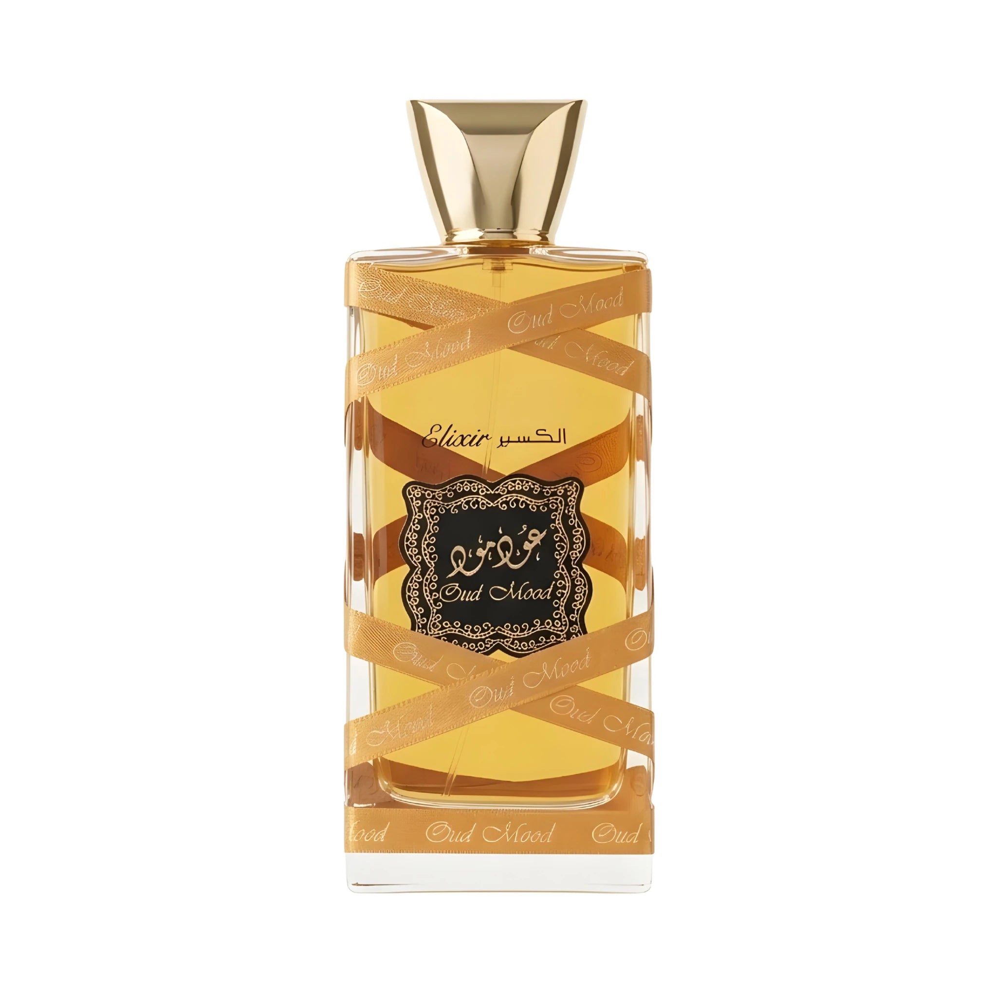 Frasco del Oud Mood Elixir Lattafa Eau de Parfum Unisex