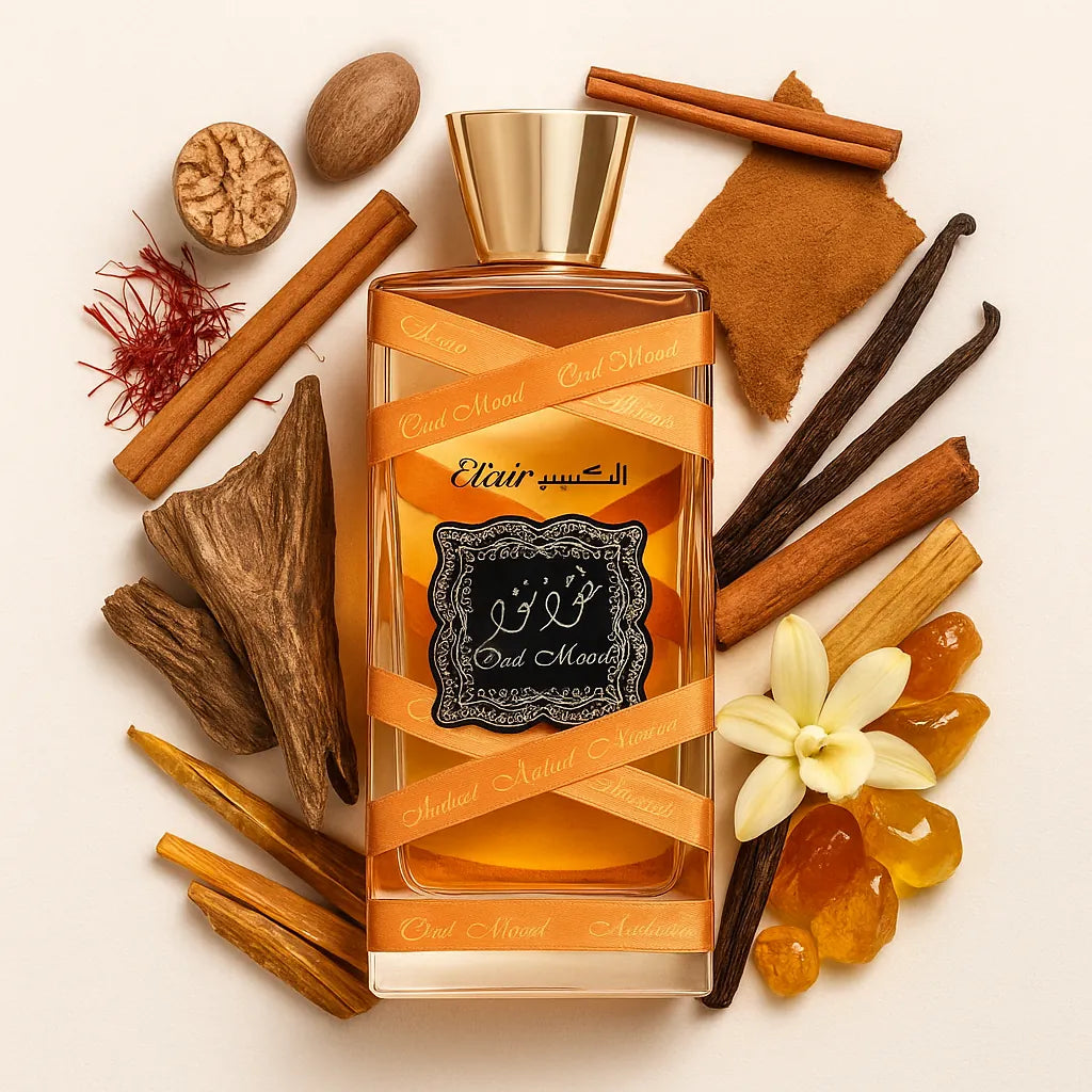 Oud_Mood_Elixir_Lattafa_Eau_de_Parfum_Unisex_Fondo_Blanco_Canela_Nuez