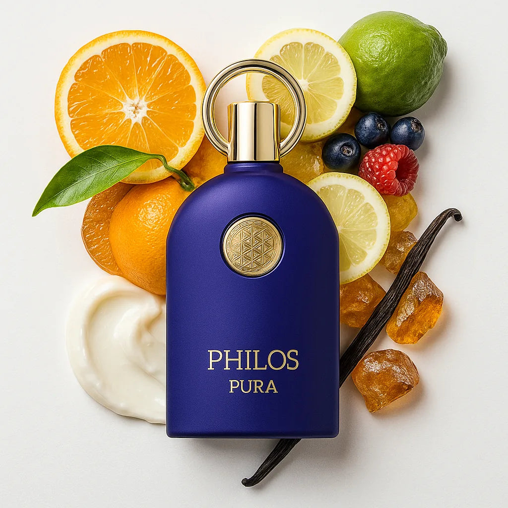 Philos_Pura_Maison_Alhambra_Eau_de_Parfum_Unisex_Fondo_Blanco_Frutas_Limon