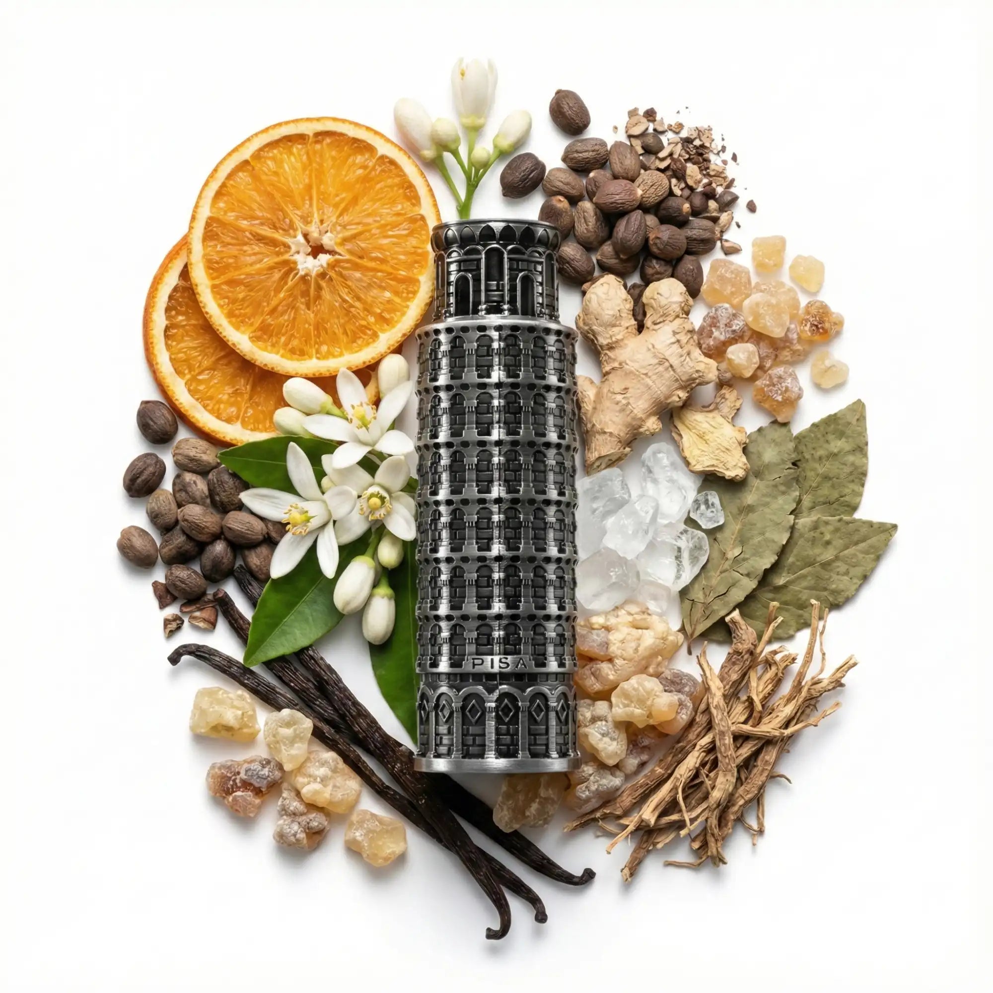 Pisa_Lattafa_Eau_de_Parfum_Para_Hombre_Fondo_Blanco_Naranja_Pomelo_Almizcle