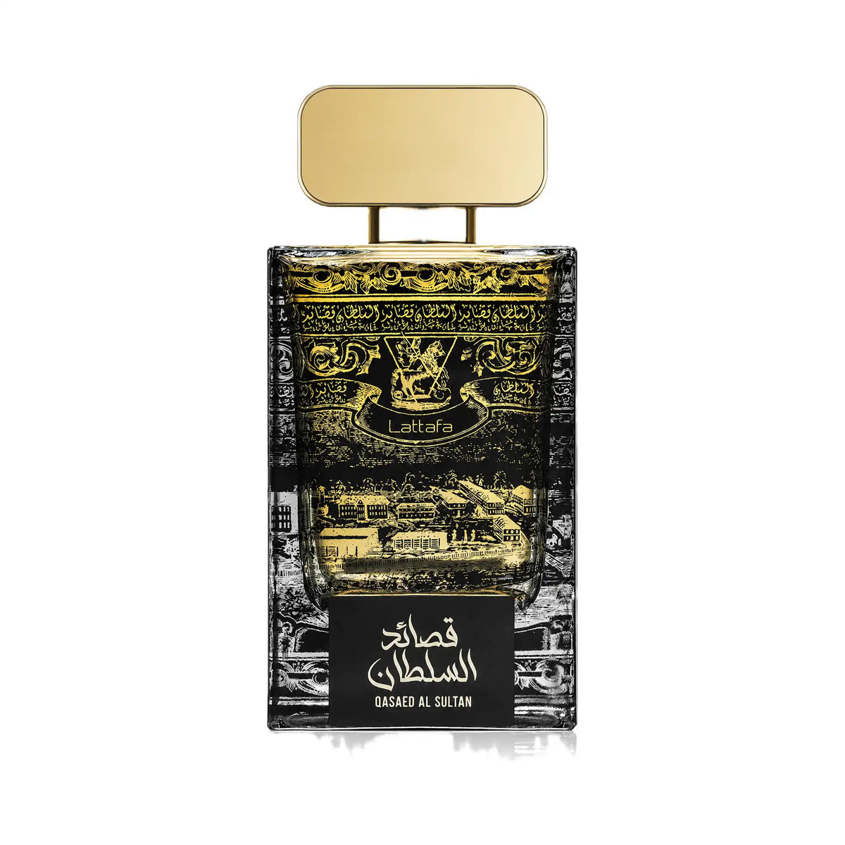 Frontal del Qasaed Al Sultan Lattafa Eau de Parfum Unisex