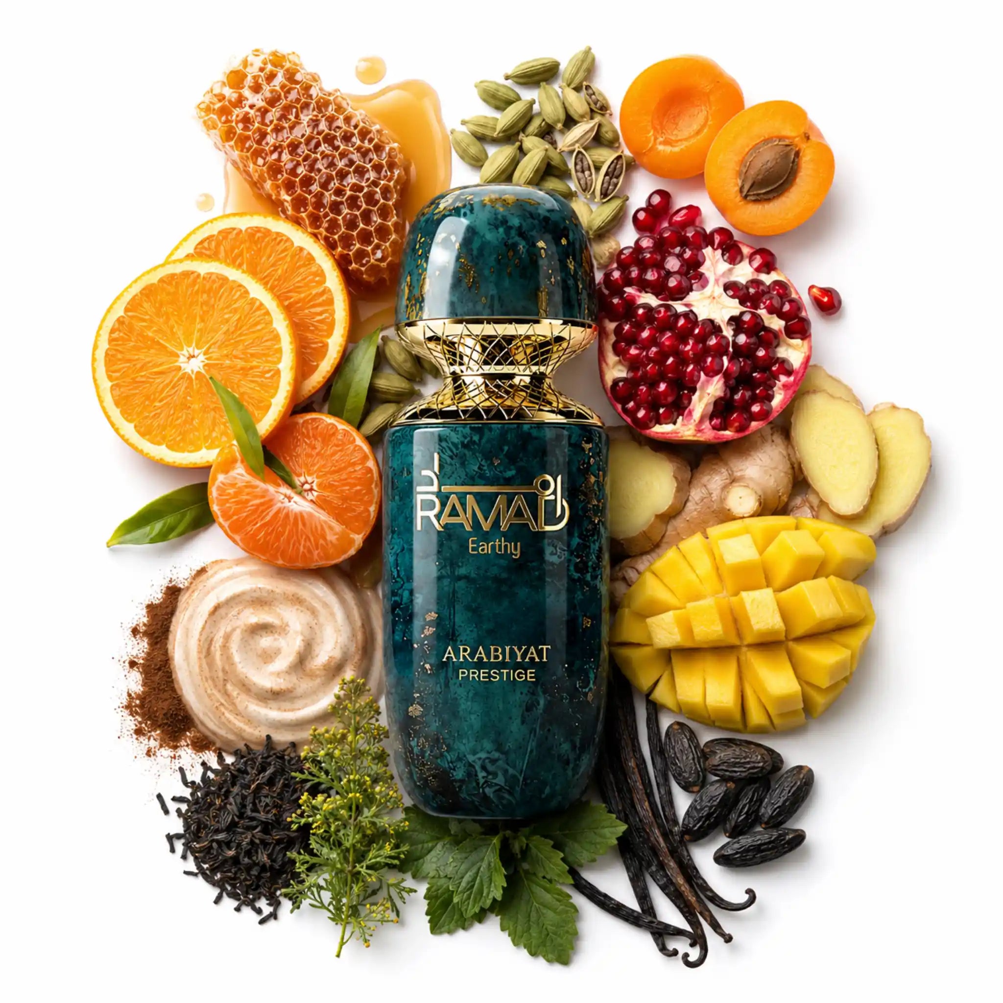Ingredientes de Ramad Earthy Arabiyat Prestige Extrait de Parfum