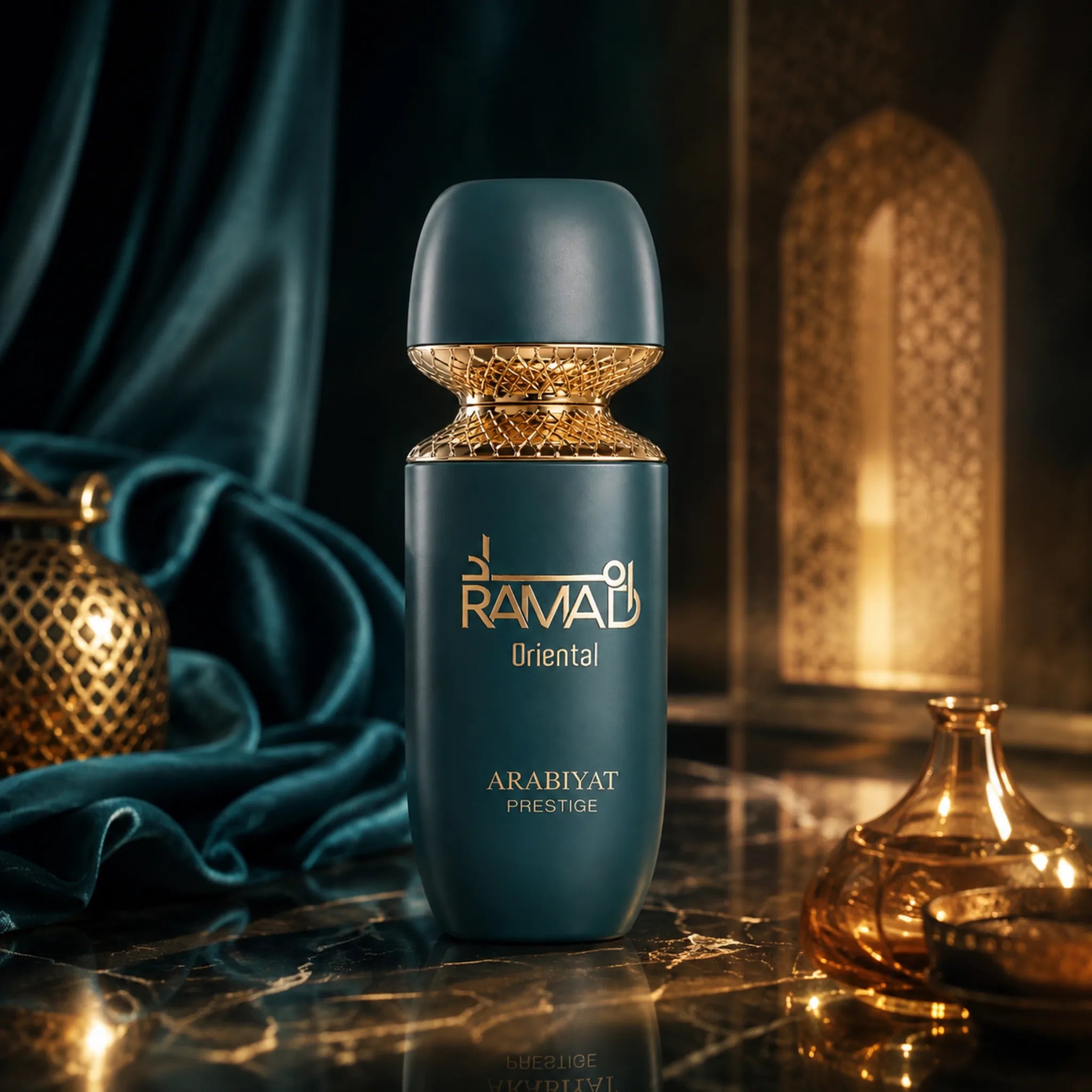 Ramad Oriental Arabiyat Prestige Eau de Parfum con fondo