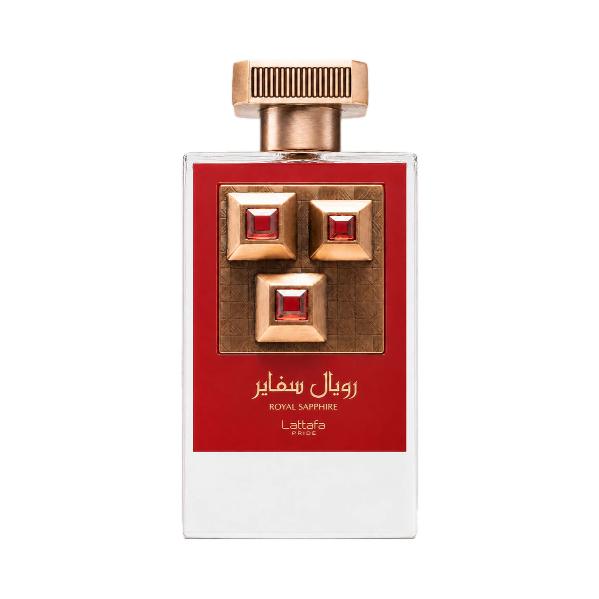 Frasco de Royal Sapphire Lattafa Eau de Parfum Unisex