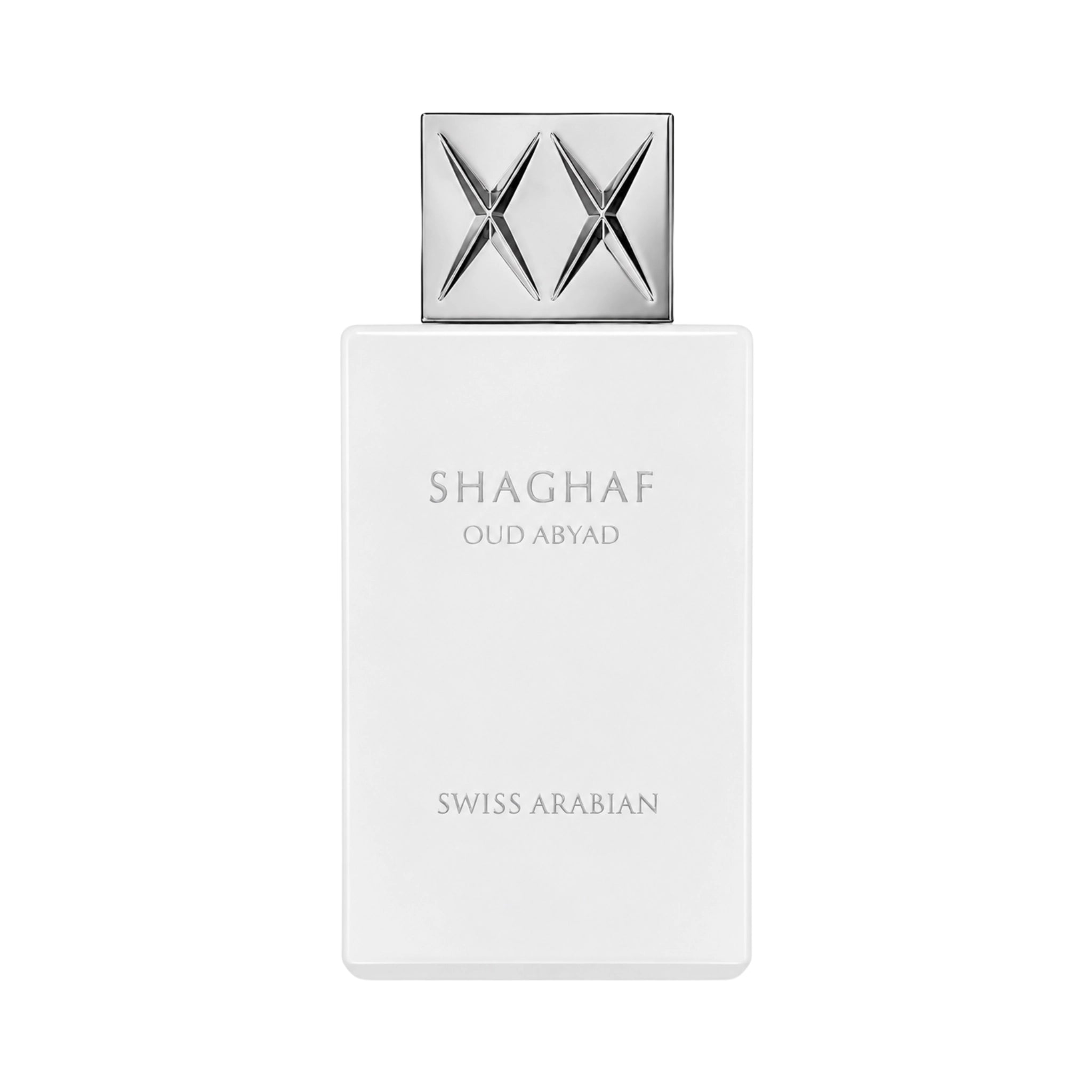 Frontal del Shaghaf Oud Abyad Swiss Arabian Eau de Parfum Unisex