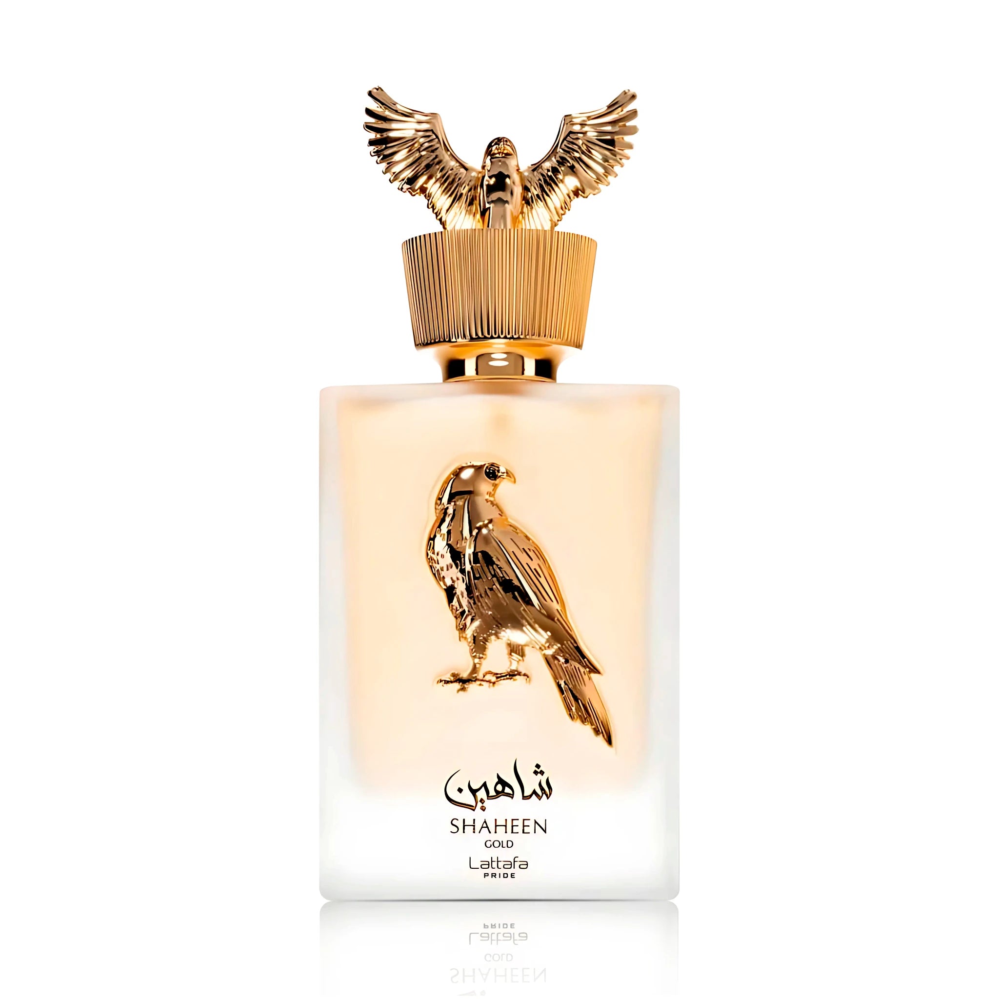 Frasco de Shaheen Gold Lattafa Eau de Parfum Unisex