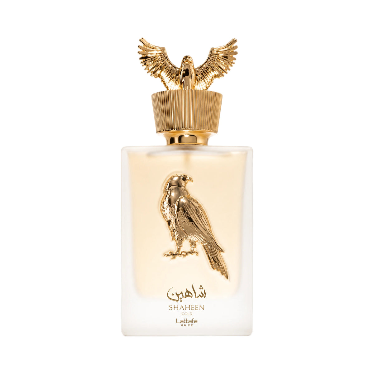 Frasco de Shaheen Gold Lattafa Eau de Parfum Unisex
