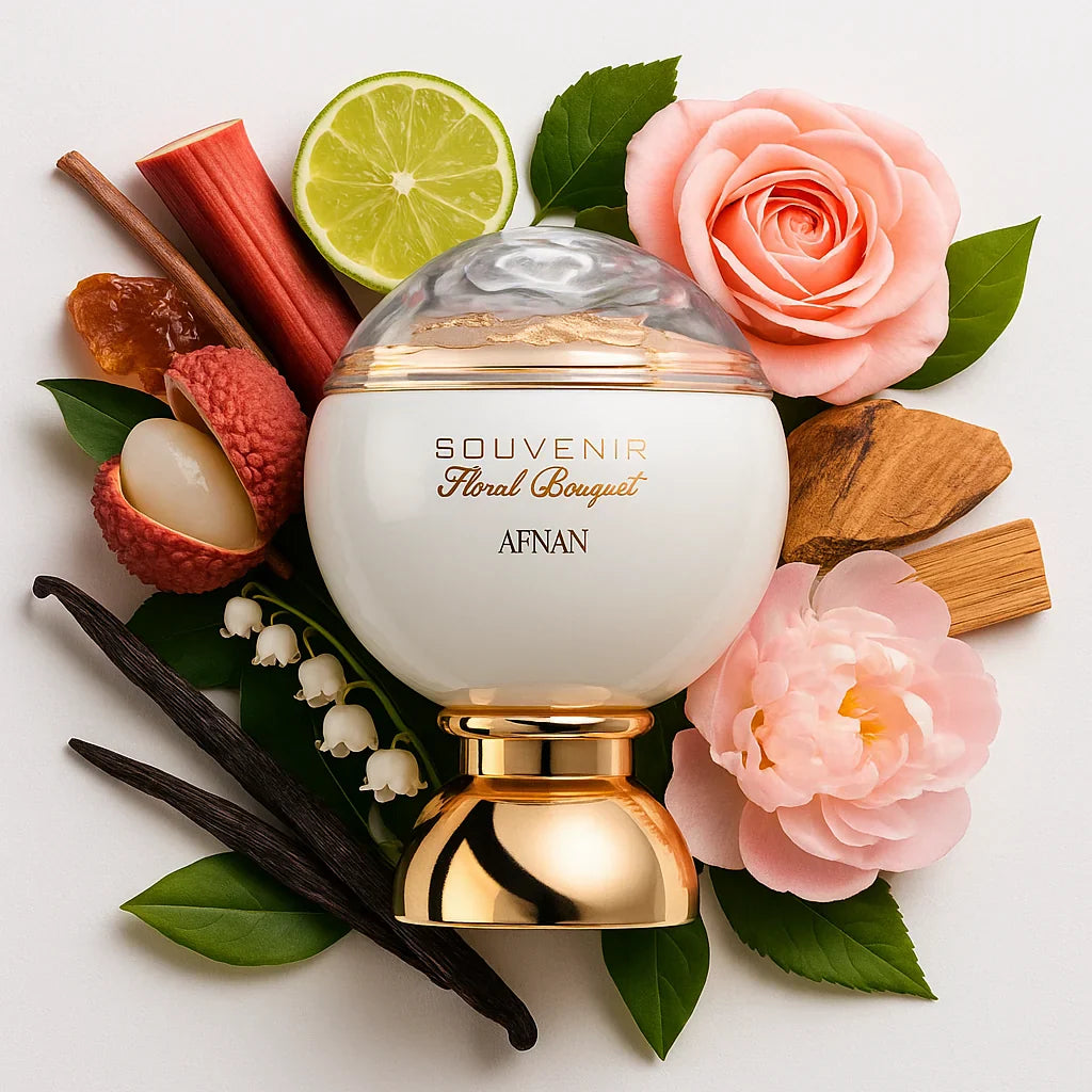 Souvenir_Floral_Bouquet_Afnan_Eau_de_Parfum_Para_Mujer_Fondo_Blanco_Rosa_Vainilla