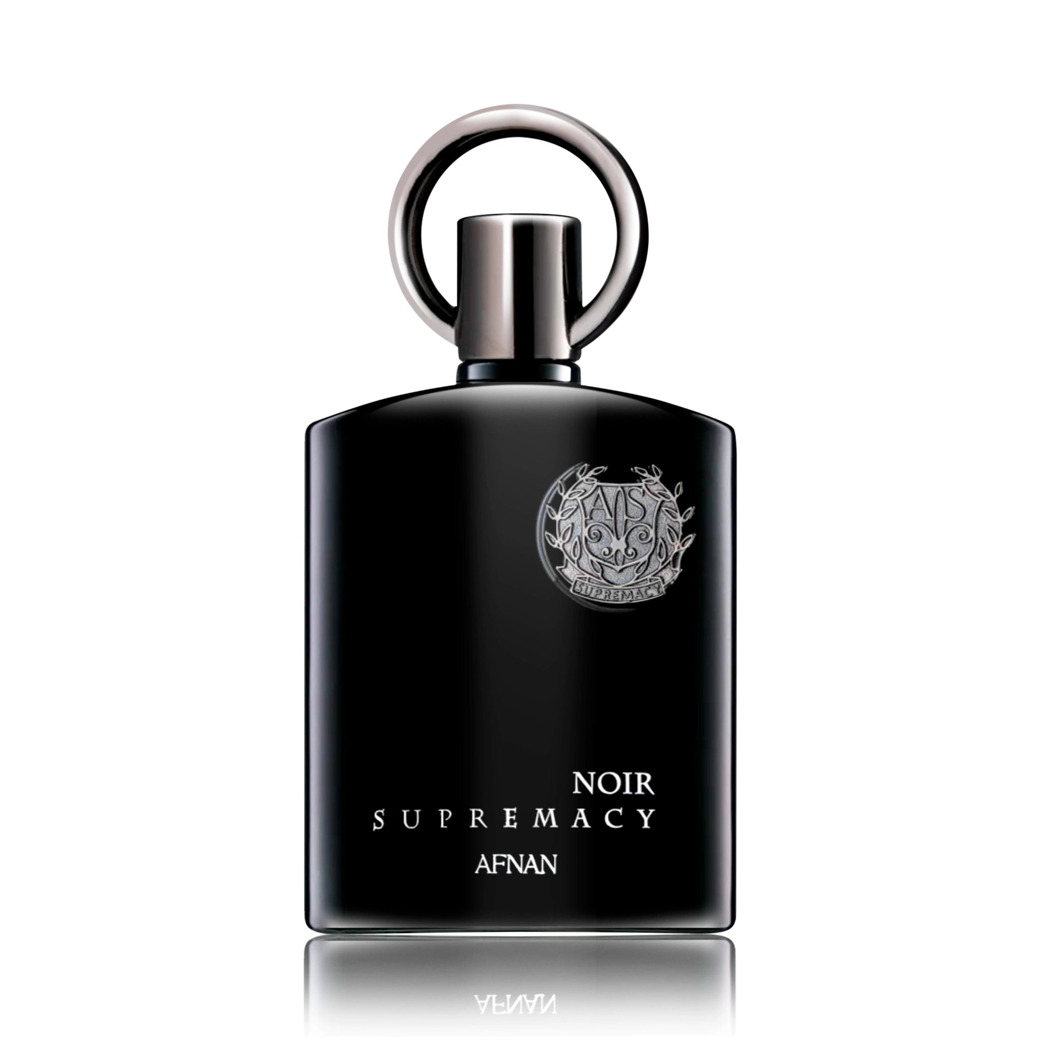 Frasco de Supremacy Noir Afnan Eau de Parfum Para Hombre