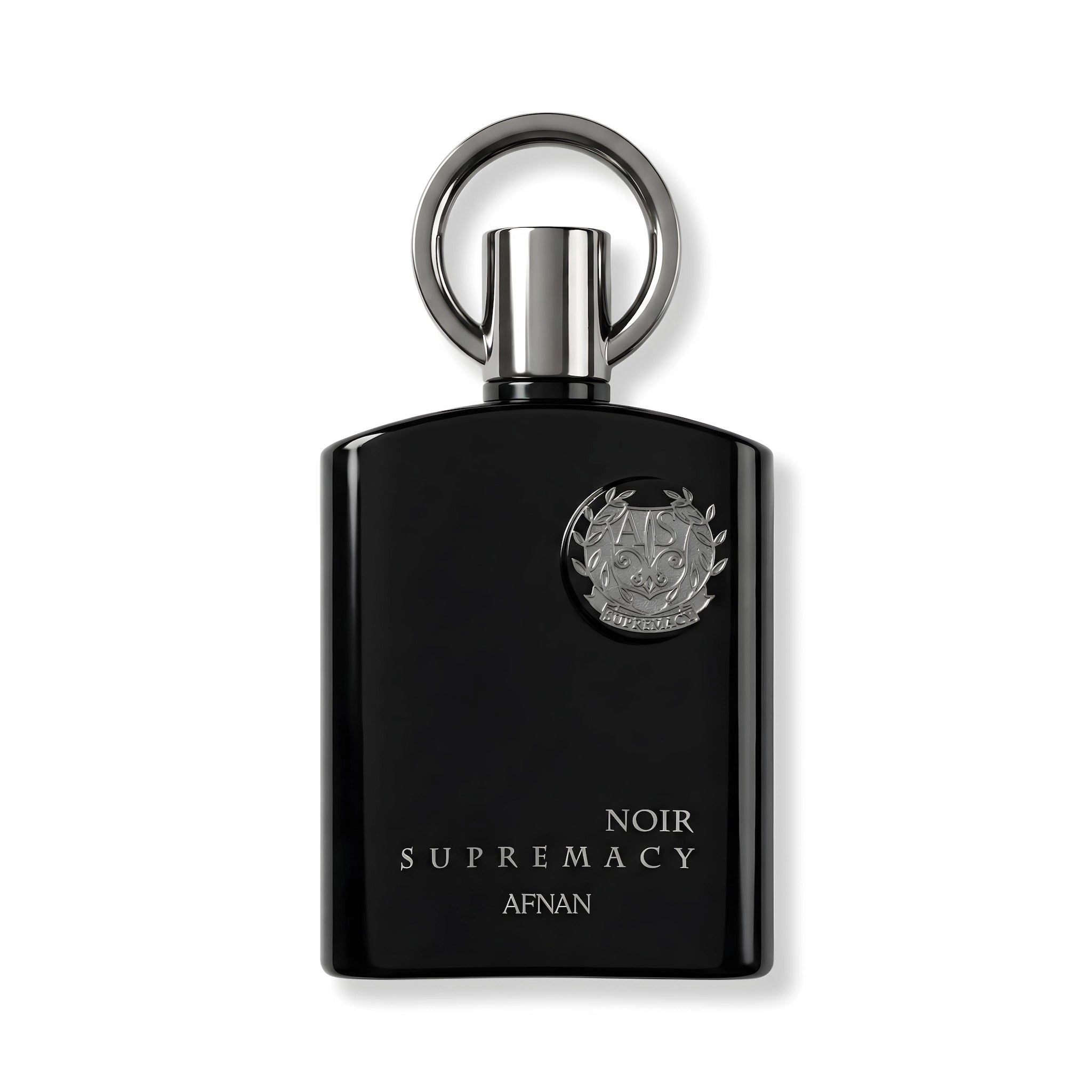 Frasco de Supremacy Noir Afnan Eau de Parfum Para Hombre