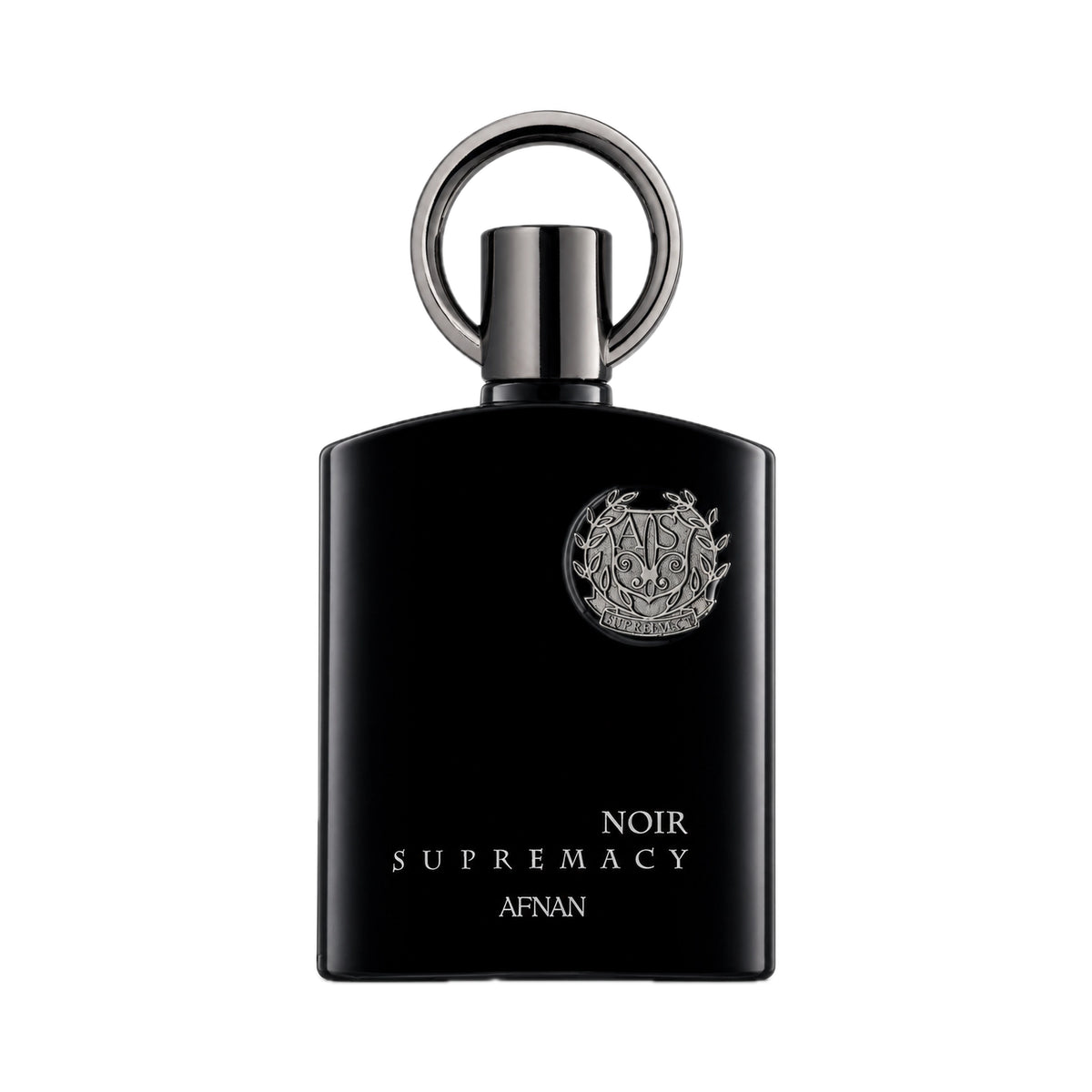 Frasco de Supremacy Noir Afnan Eau de Parfum Para Hombre