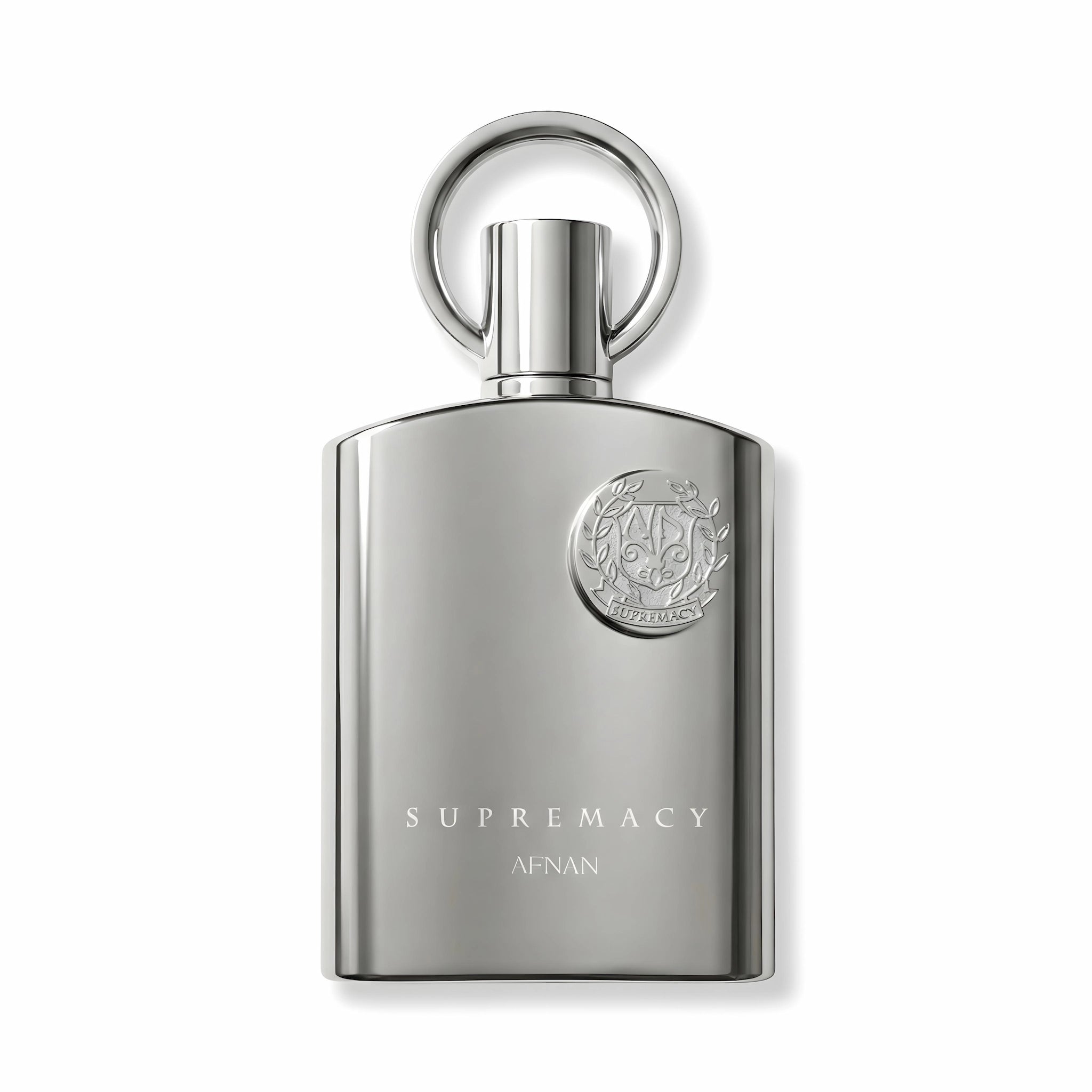 Frasco del perfume Supremacy Silver Afnan Eau de Parfum Para Hombre