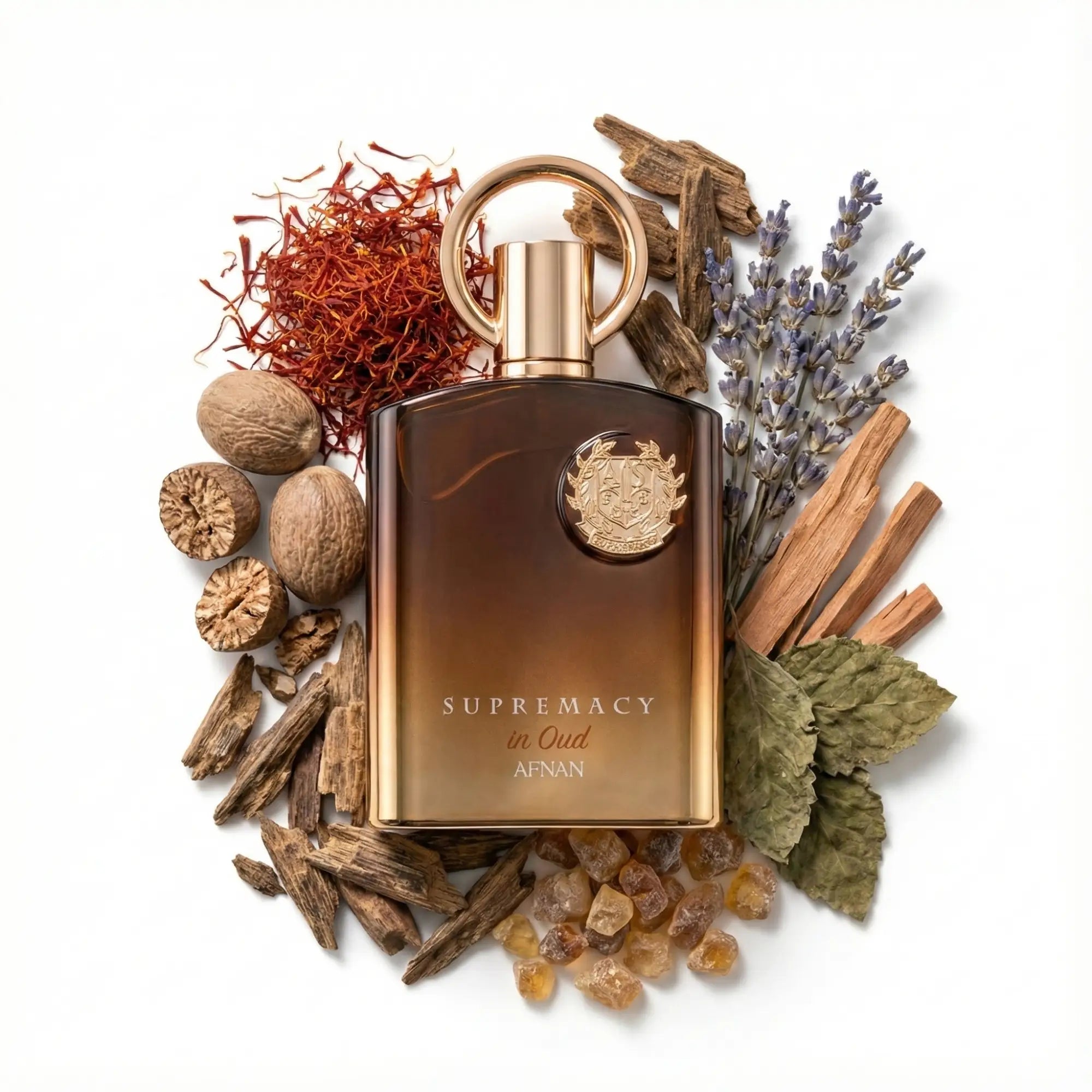 Supremacy_in_Oud_Afnan_Eau_de_Parfum_Unisex_Fondo_Blanco_Azafran_Nuez_Lavanda_Madera_Dulce_Pachuli_Almizcle