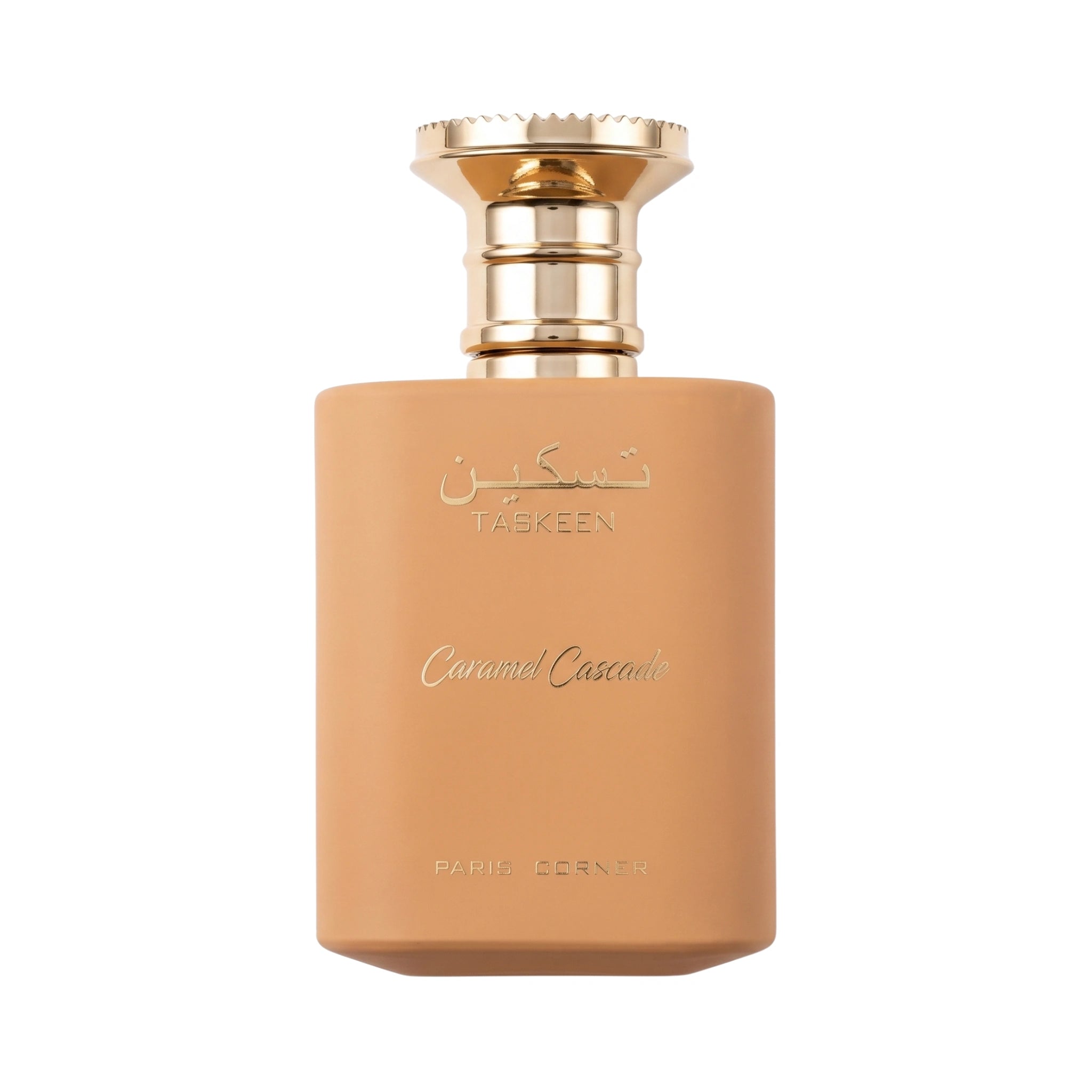 Frasco de Taskeen Caramel Cascade Paris Corner Eau de Parfum Para Mujer