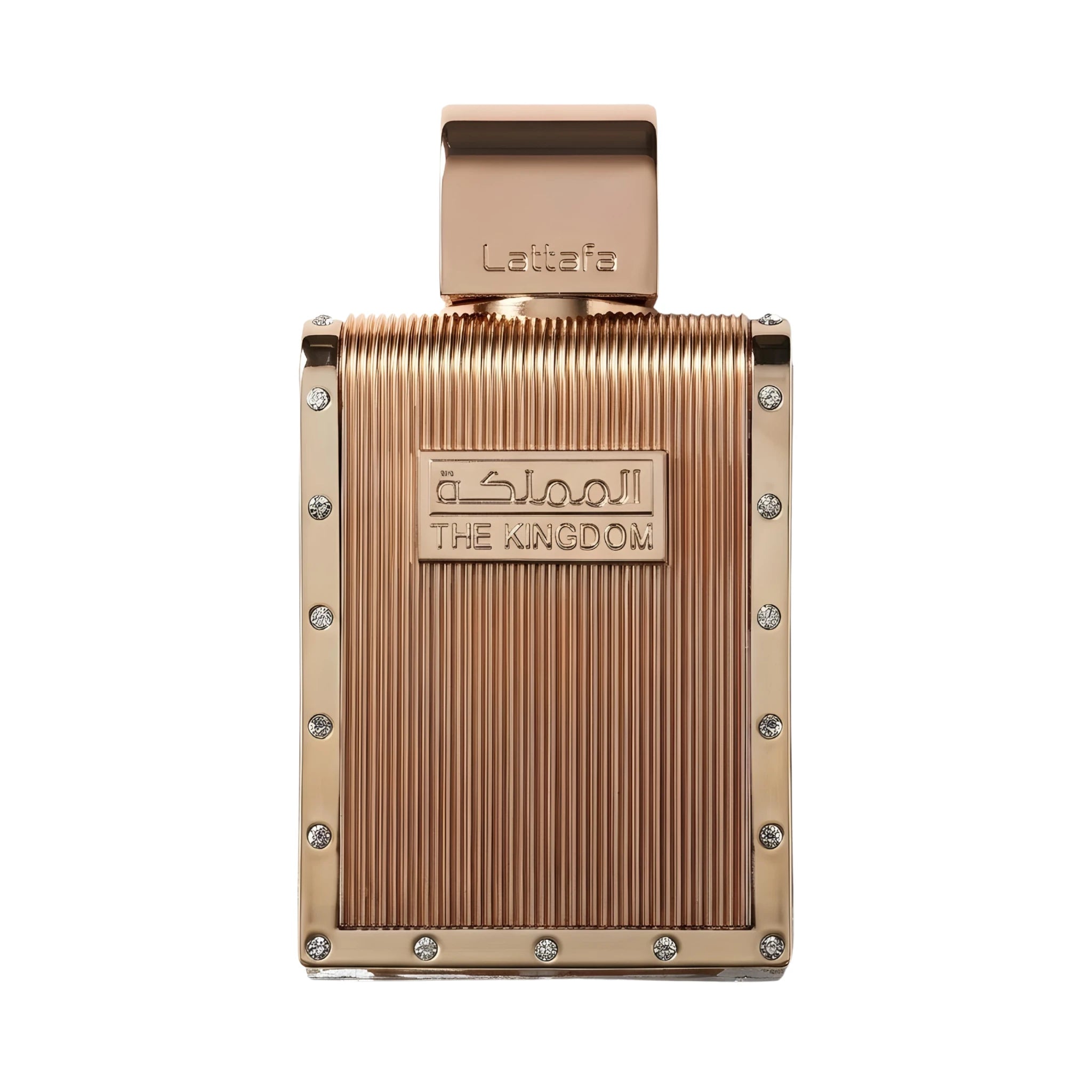 Frasco de The Kingdom Lattafa Eau de Parfum Para Hombre