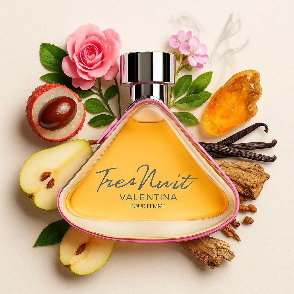 Tres_Nuit_Valentina_Armaf_Eau_de_Parfum_Para_Mujer_Fondo_Blanco_Lichi_Pera