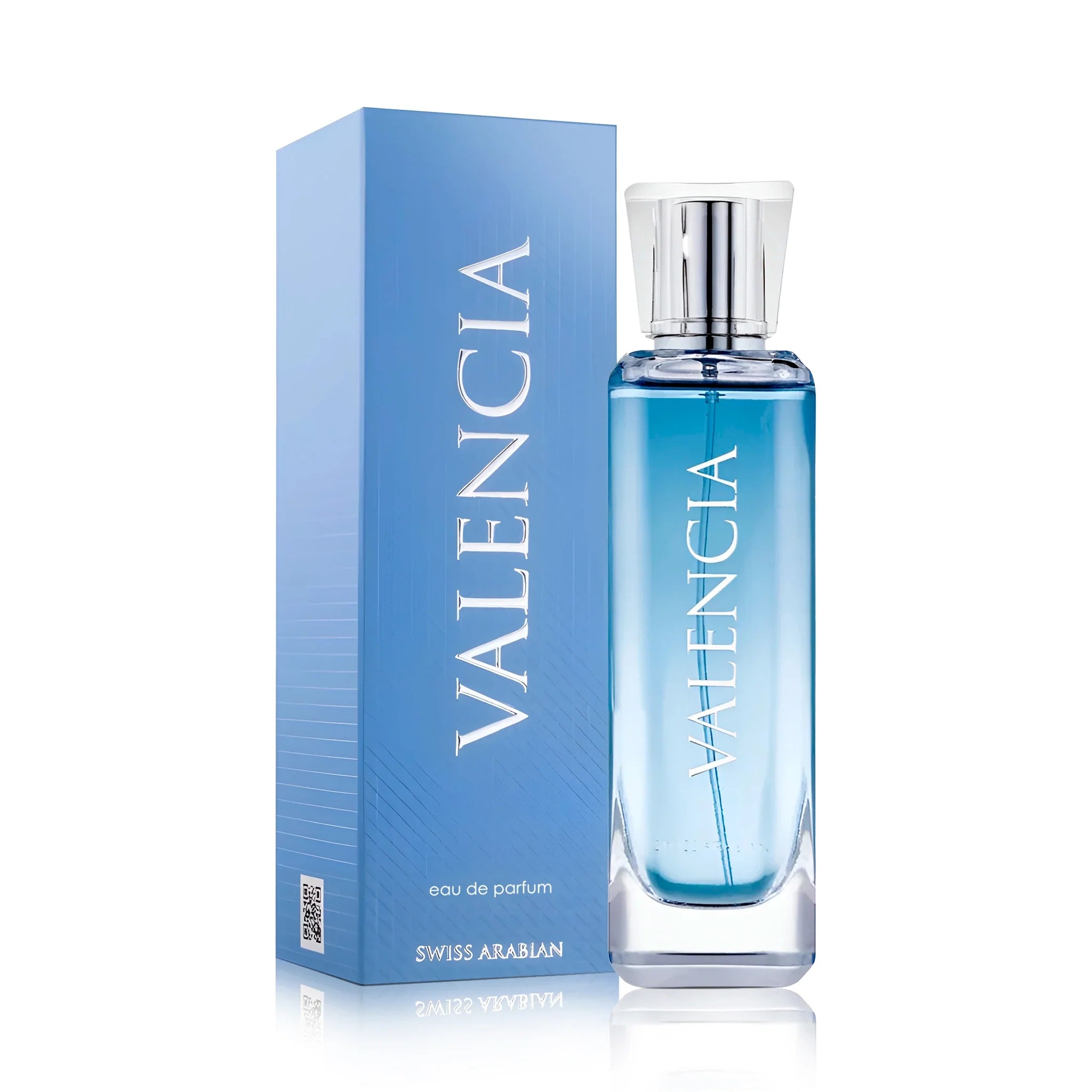 Valencia Swiss Arabian Eau de Parfum Unisex con su caja